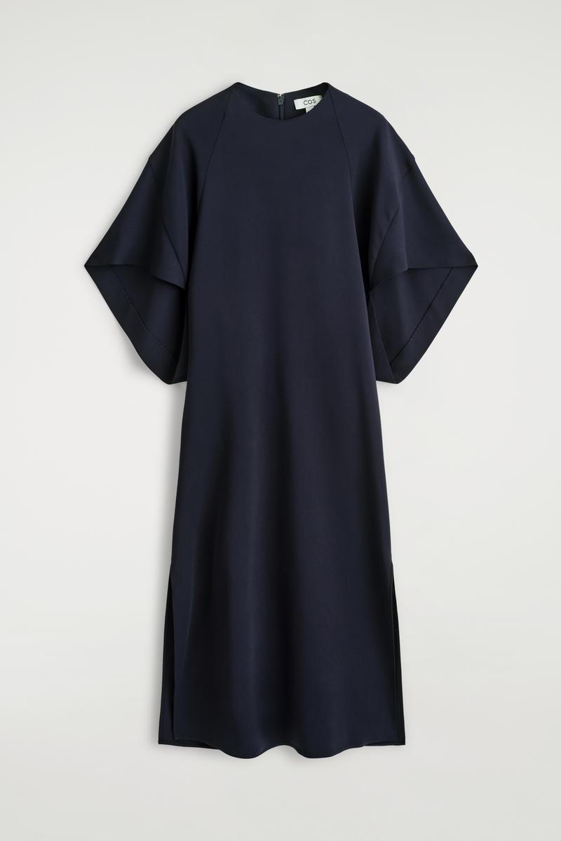 knee length dresses for ladies Dress Casual Midi By Cos In Blue, Size:S