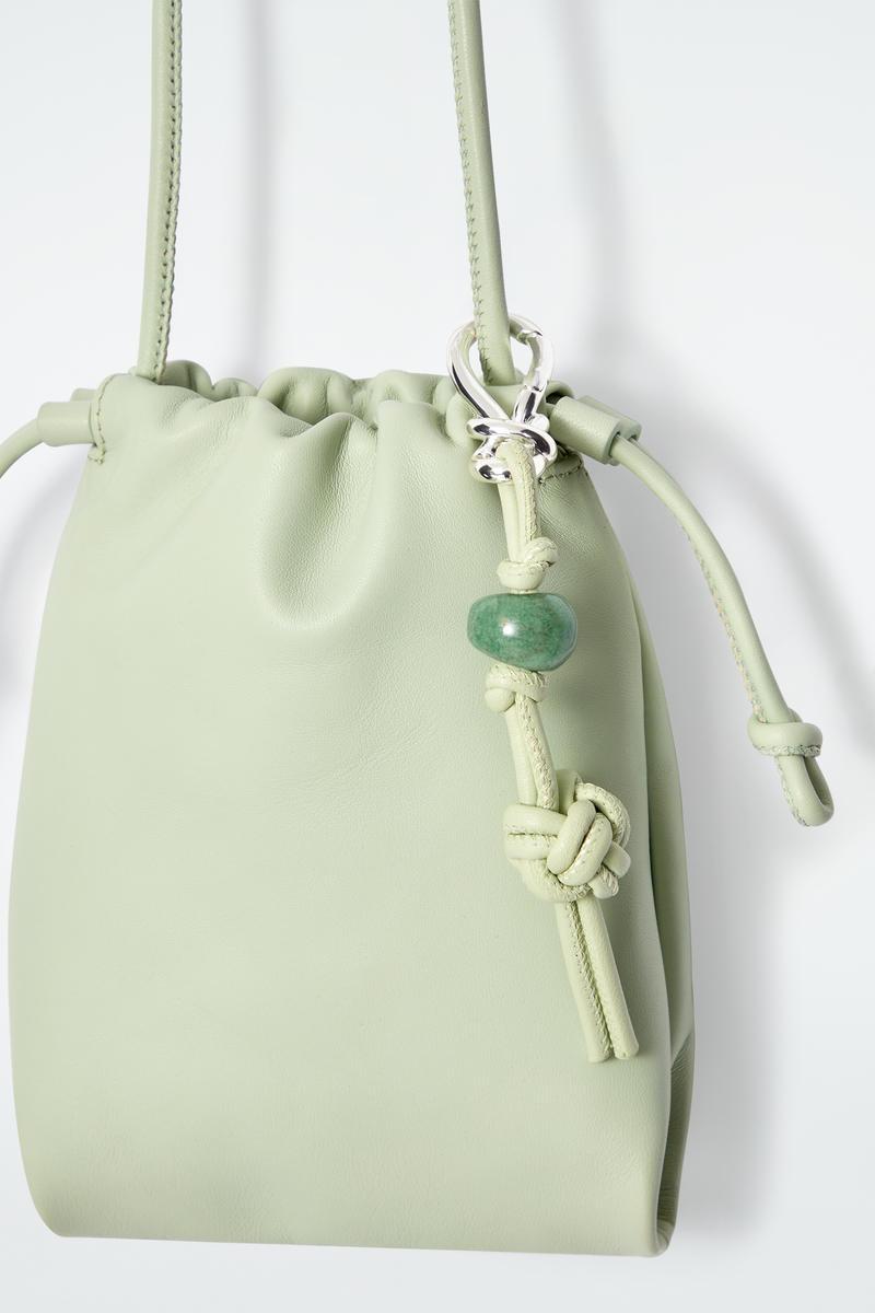 COS Good Luck Knotted Bag Charm in Blue Lyst