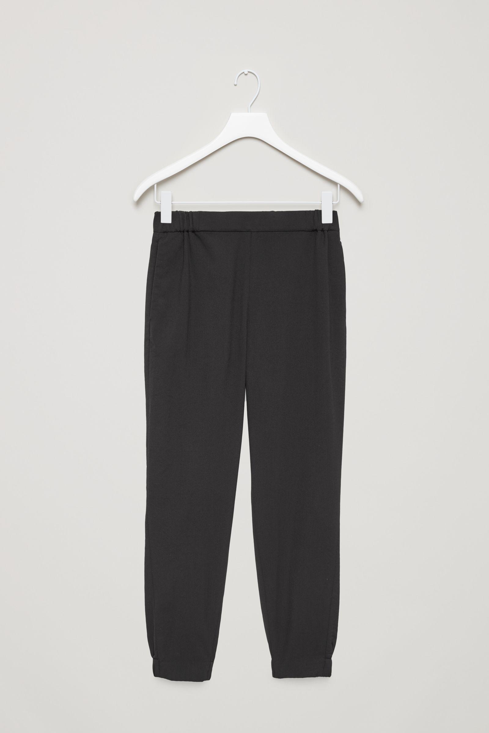 COS Wool Elastic Waist \u0026 Cuff Trousers 