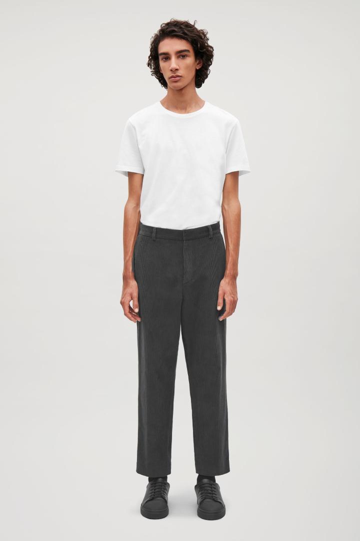tapered corduroy pants