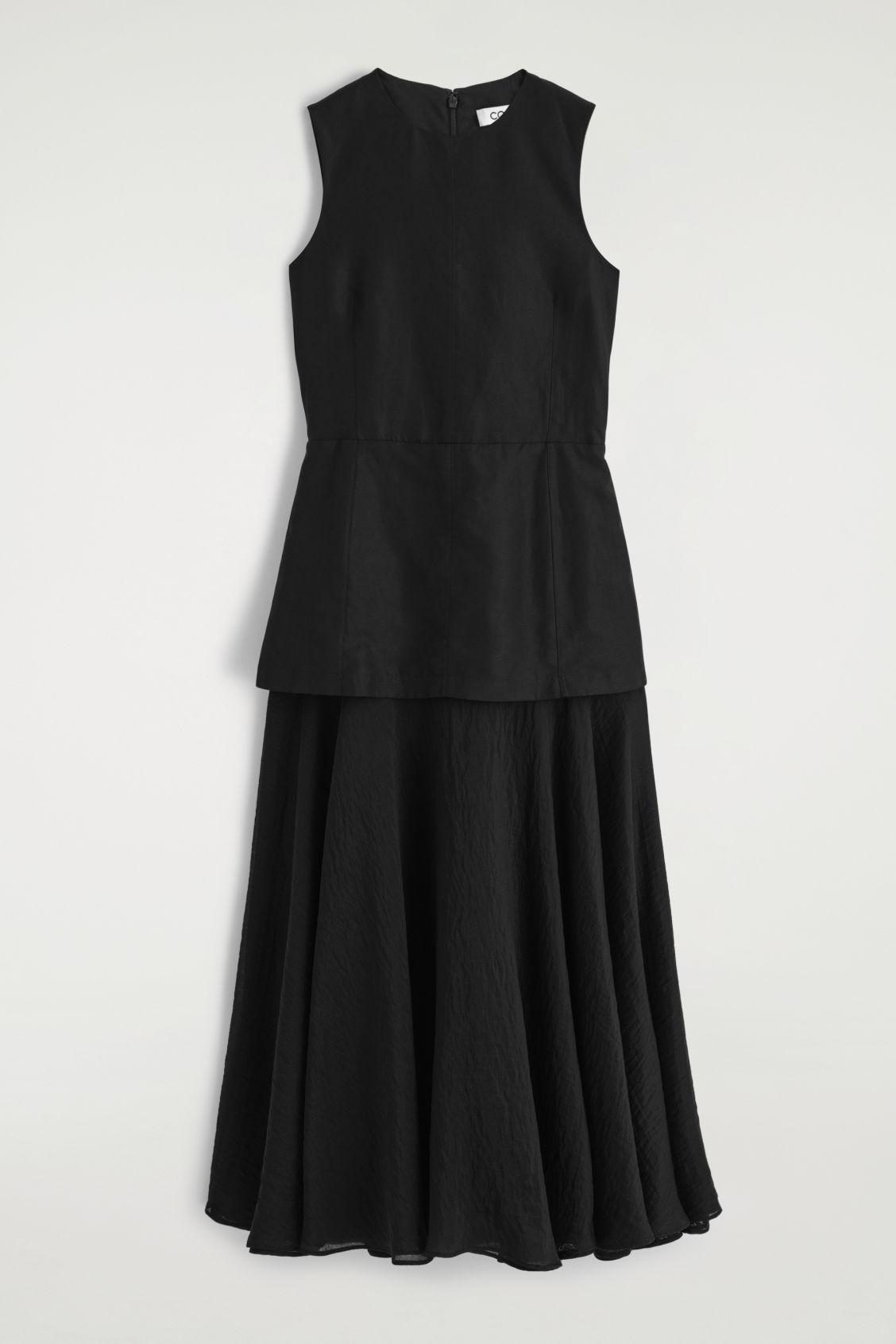 cos asymmetric layered dress Maryam Sequin Lace A-Line Mini Dress