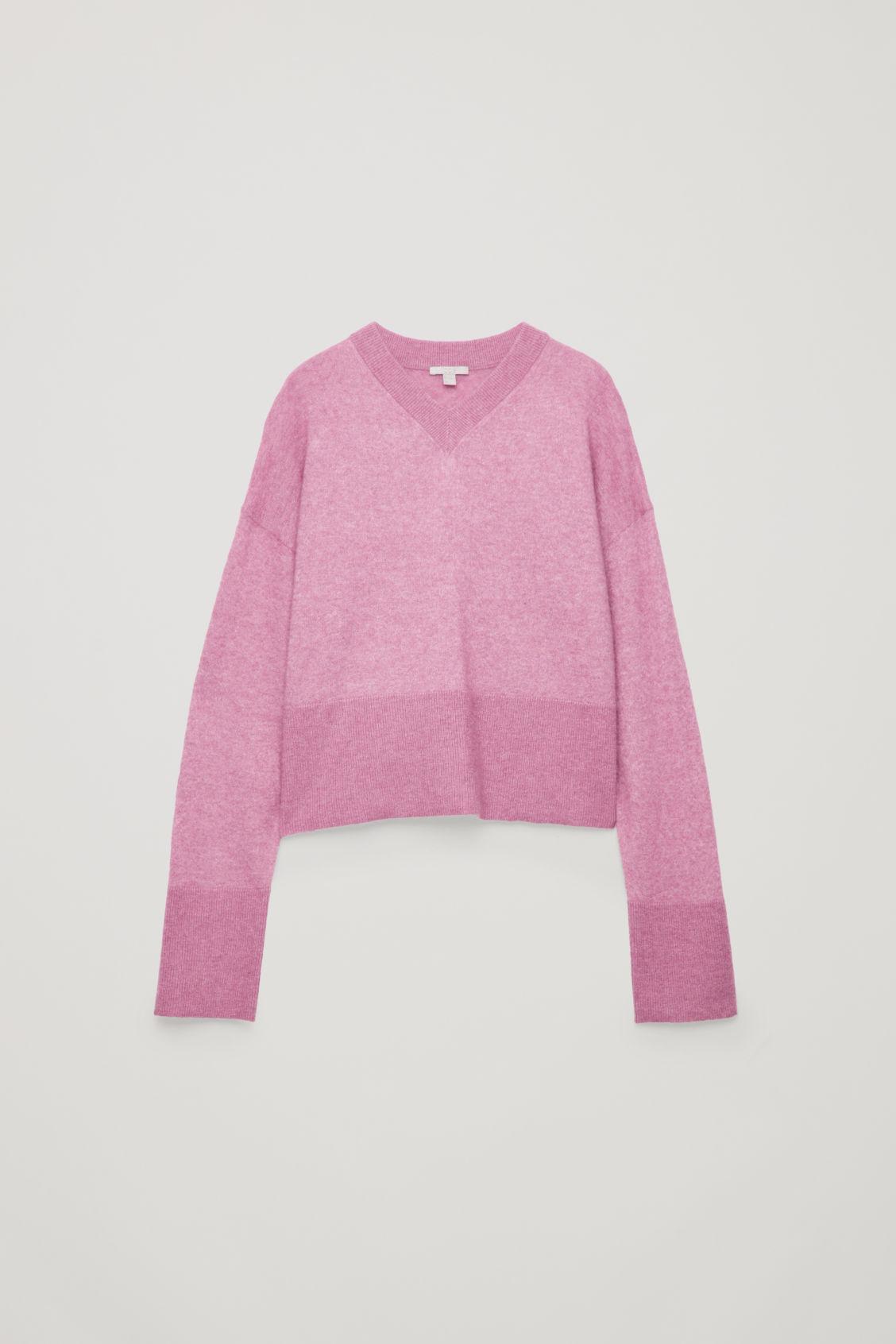 boxy wool jumper