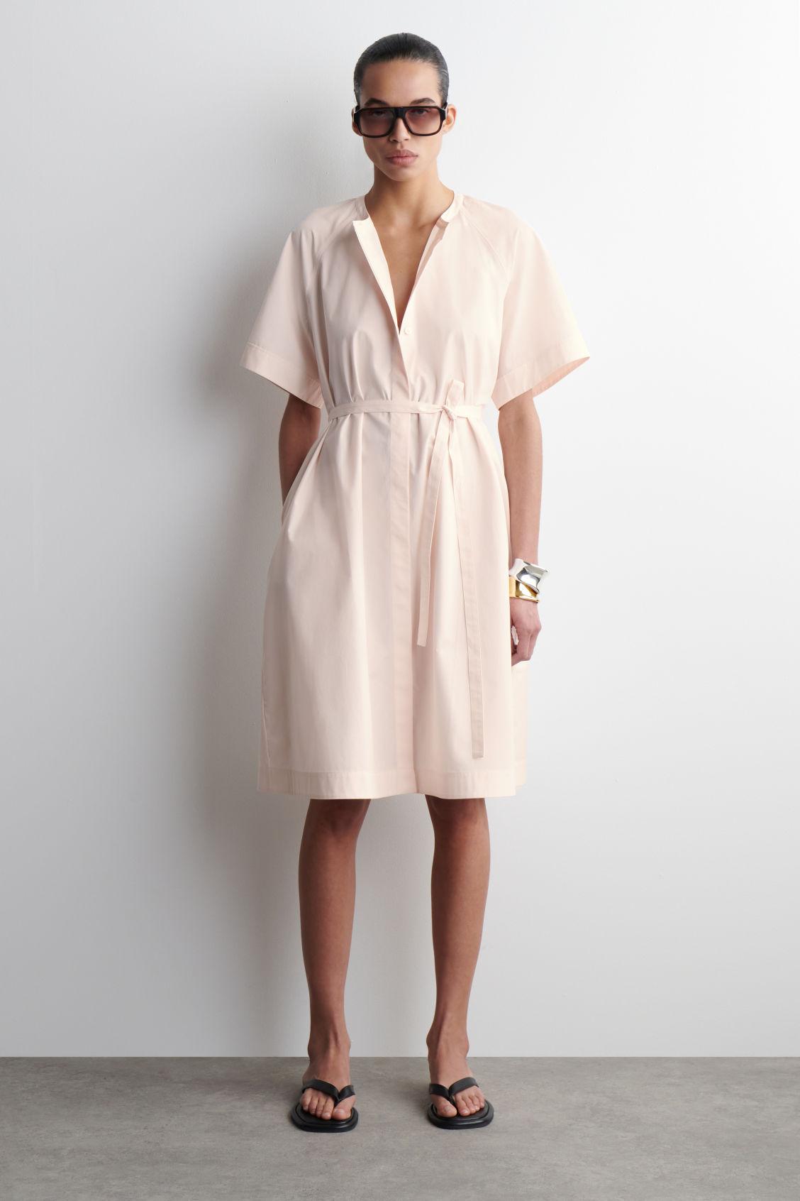 cos pink linen dress COS | Dresses | Midi Pink Linen Beach Dress