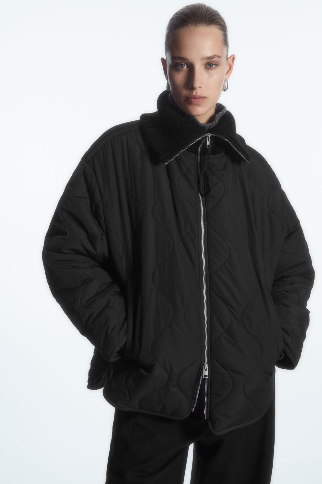 Cos oversized quilted coat hot sale