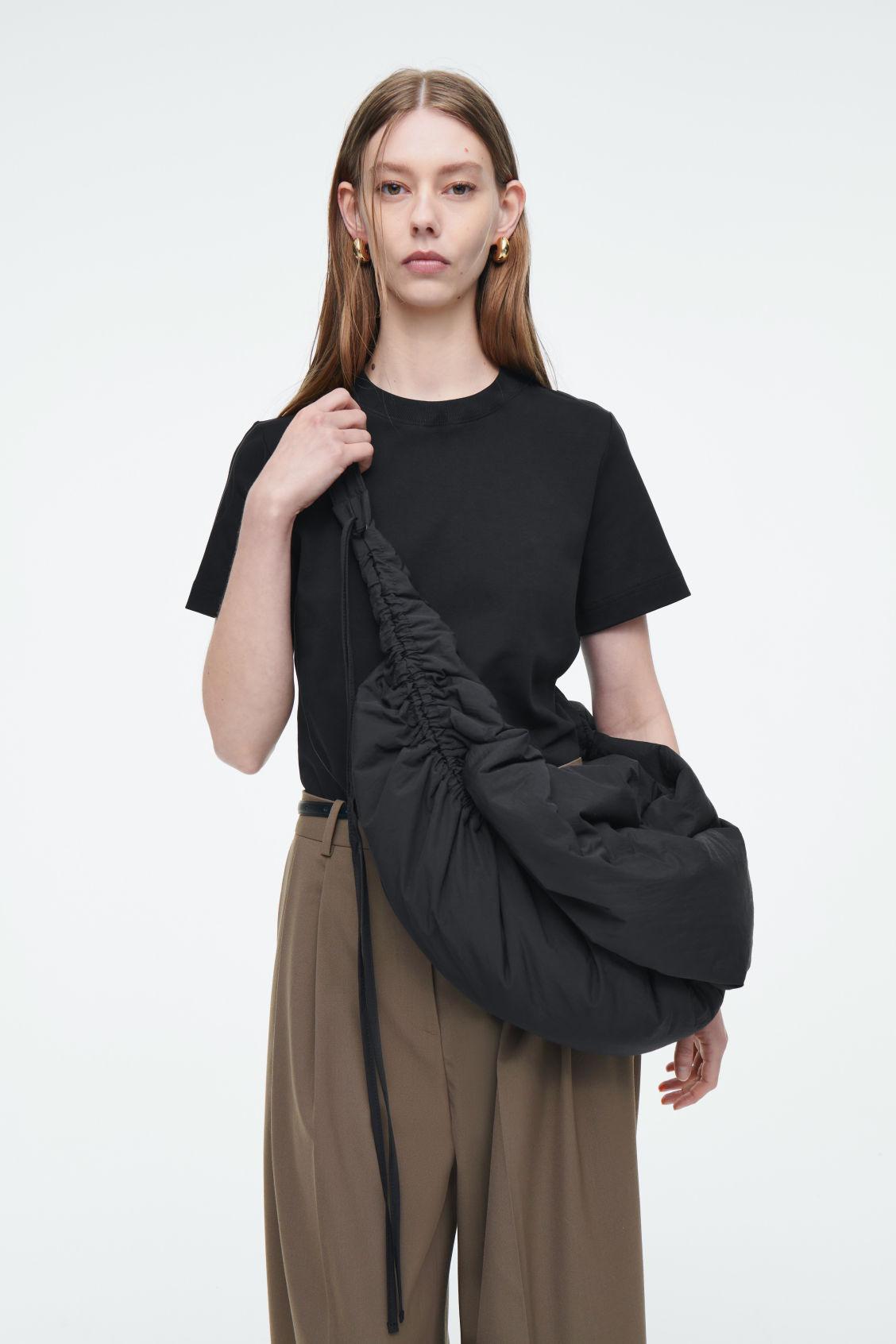 COS Canopy Oversized Crossbody Bag in Black | Lyst