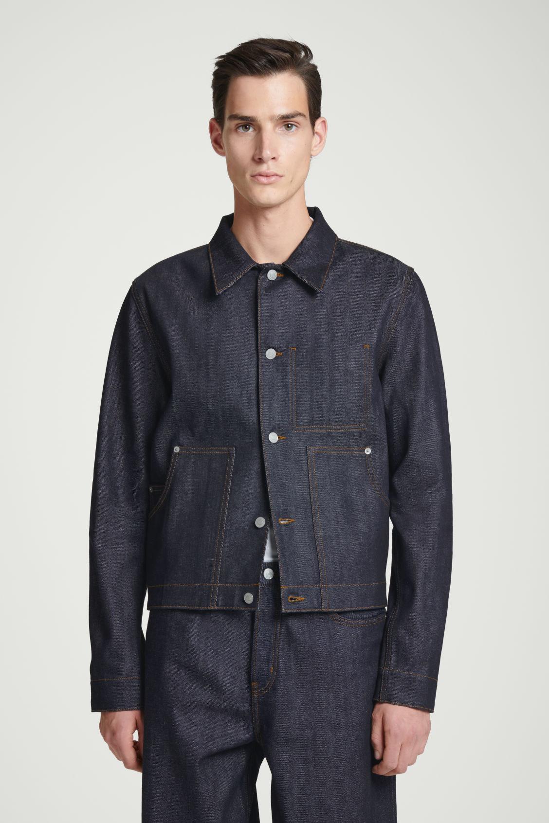 COS Relaxed Denim Jacket in Blue for Men | Lyst