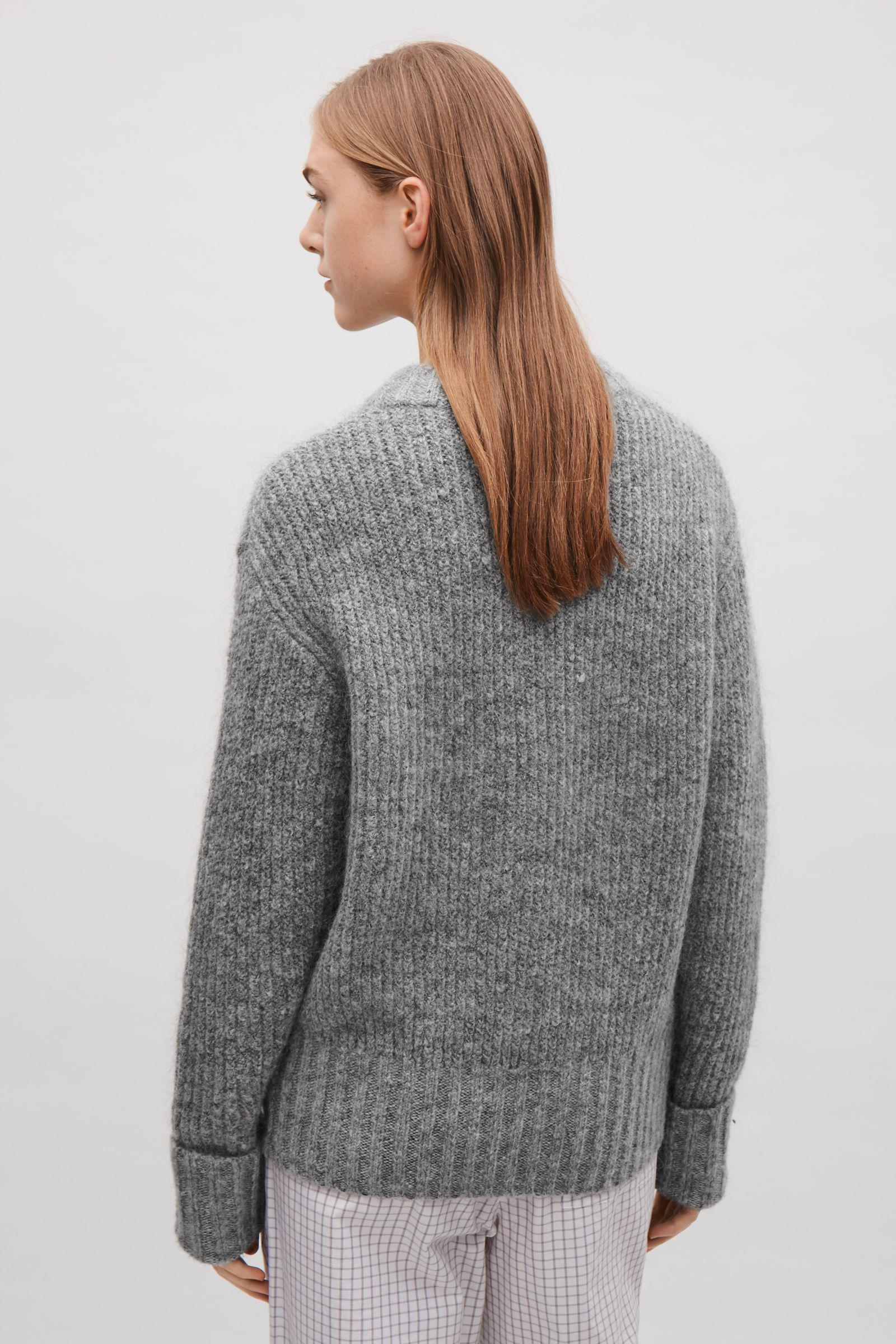 cos grey jumper
