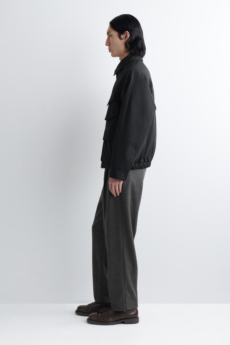 COS Padded Nylon Utility Jacket in Black for Men | Lyst
