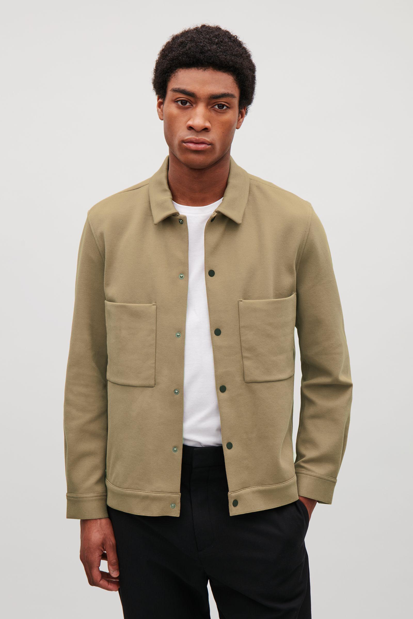 beige twill jacket