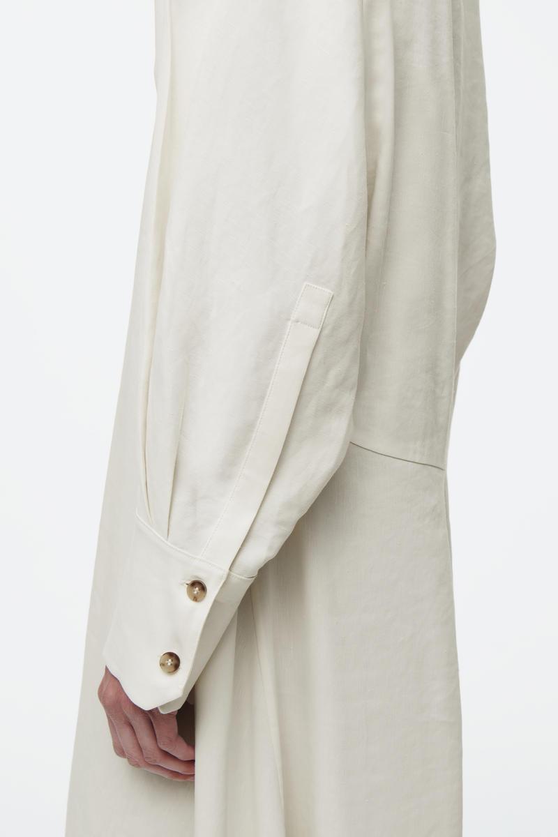 romantic linen dresses Modern Romantic Plaid Linen Dress main image 1