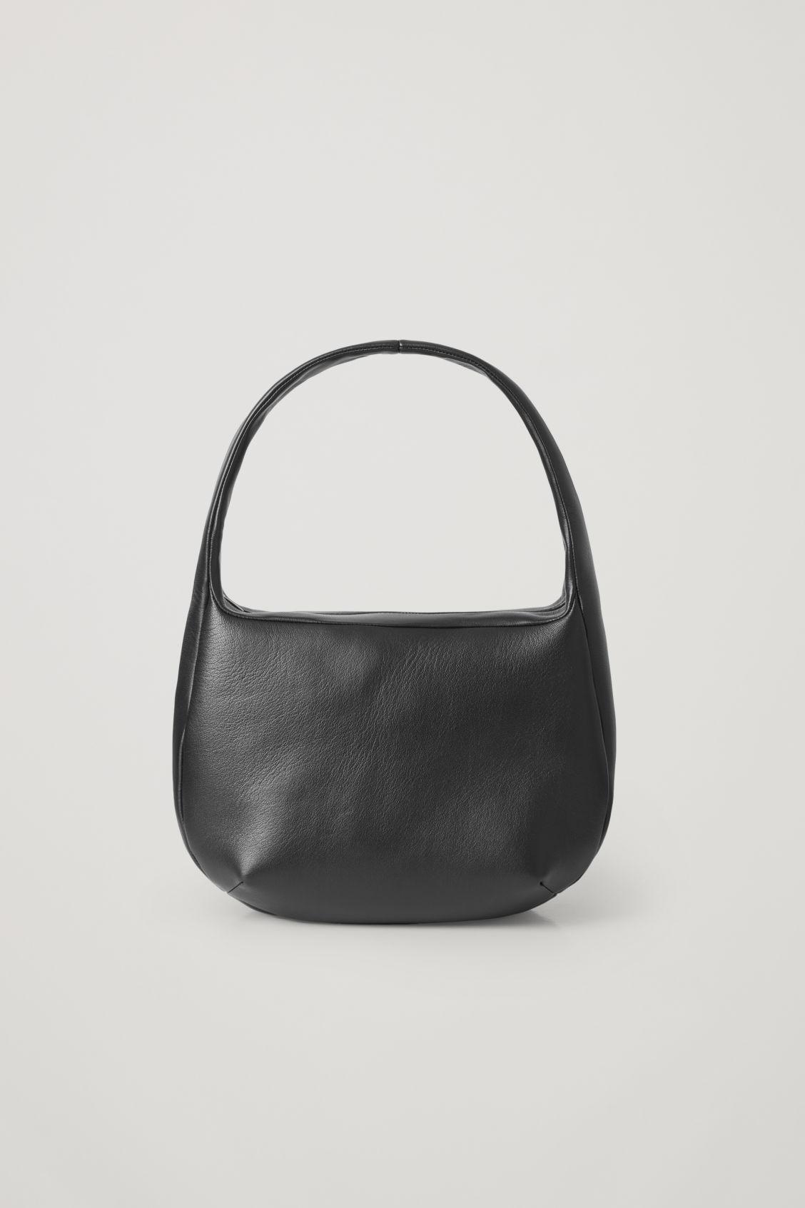 Leather Shoulder Bag Mini Black