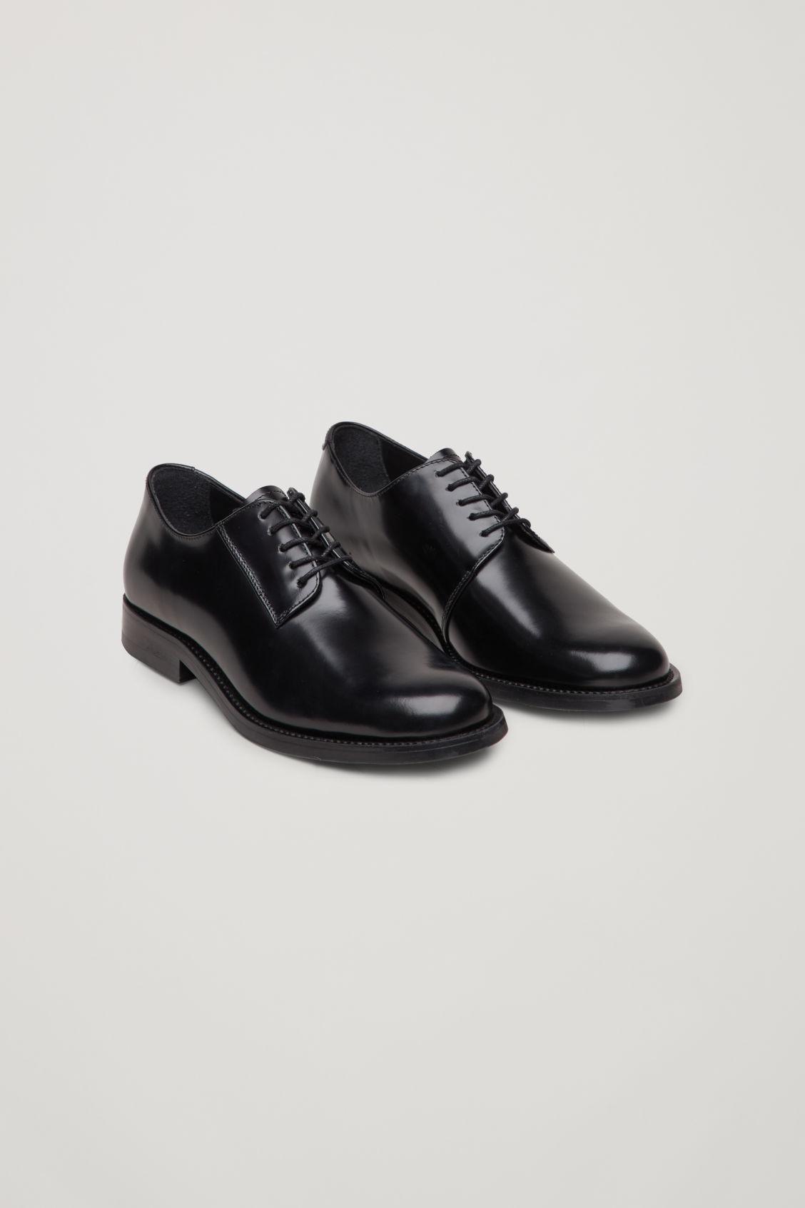 COS Round-toe Leather Oxford Shoes in 