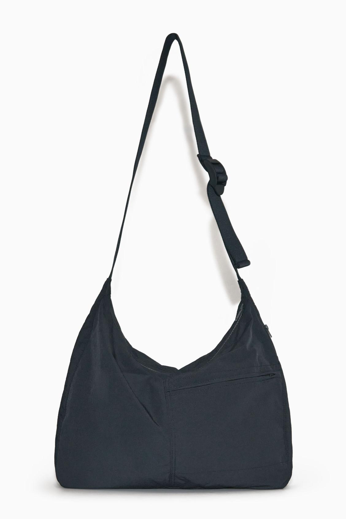 COS Slouchy Nylon Messenger Bag in Blue for Men | Lyst