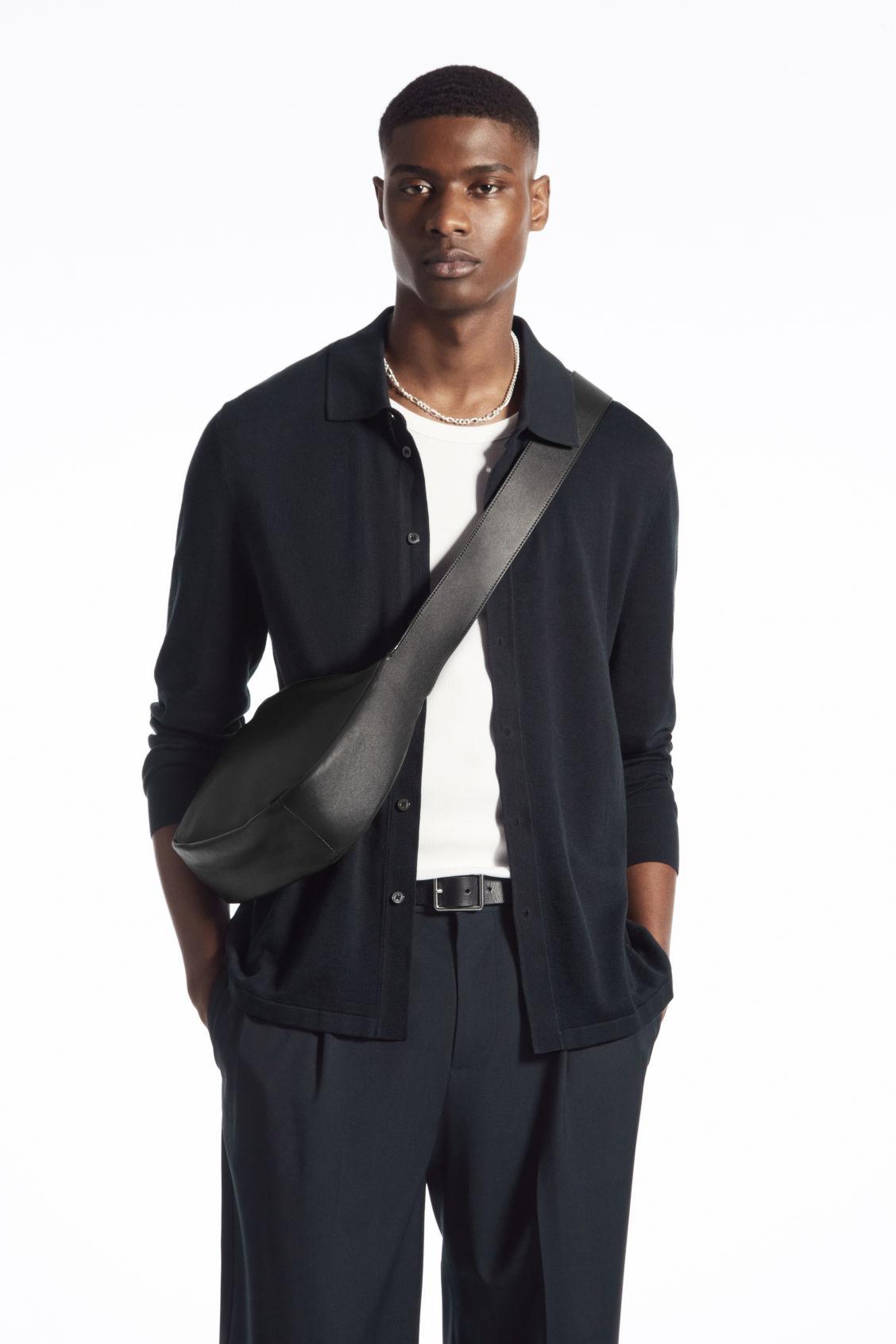cos-Black-Crossbody-Saddle-Bag
