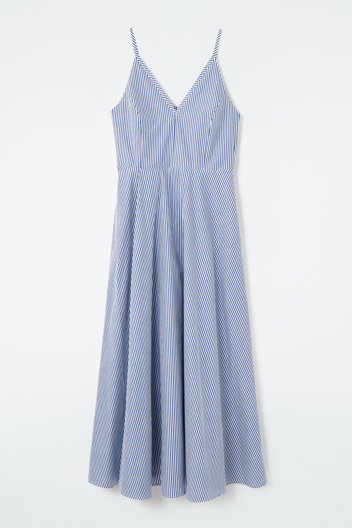 cos striped sequin dress COS Striped sequin maxi dress, Size XS / 34 Secondhand Long dresses 65.00