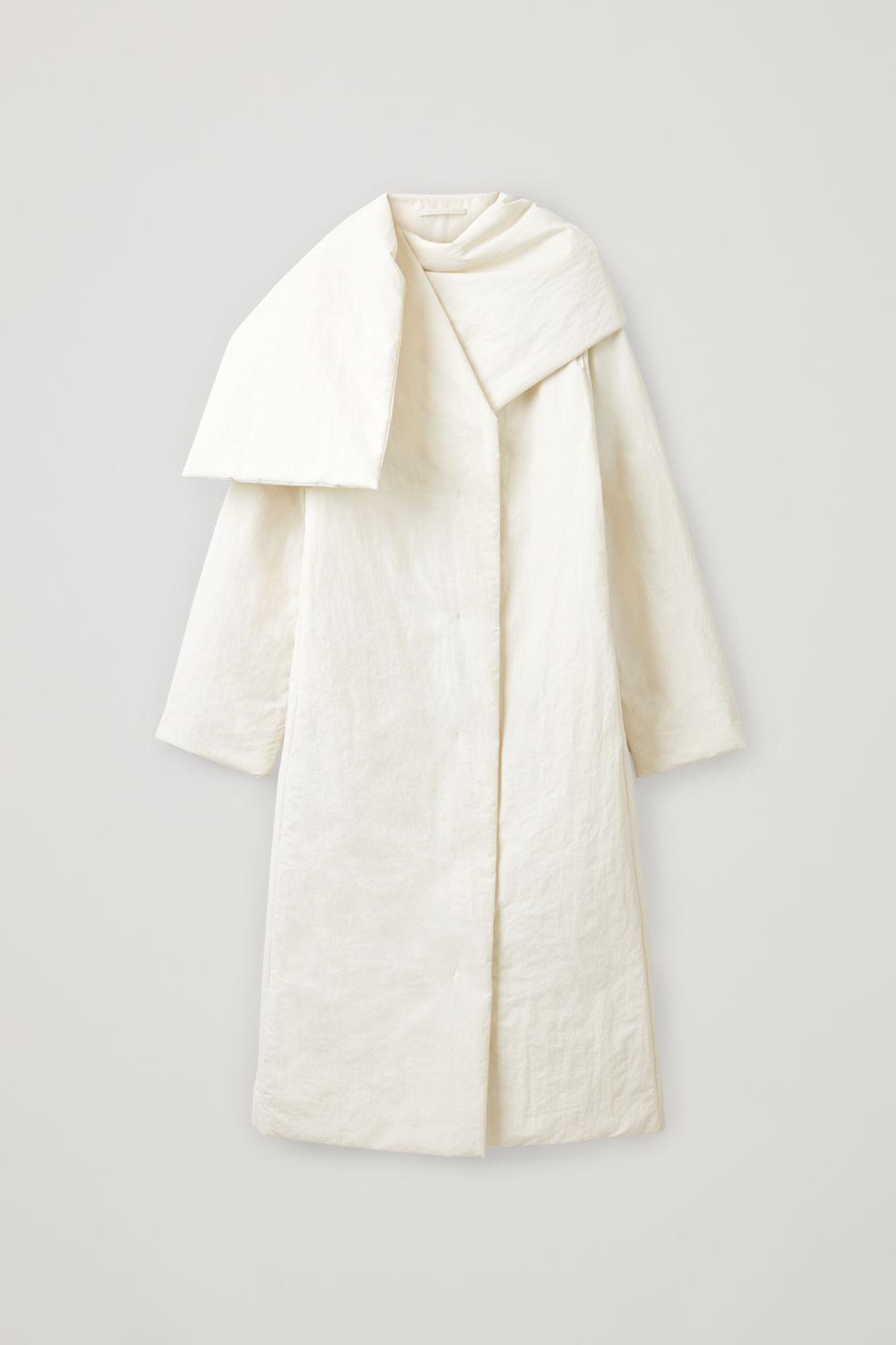 wrap collar jacket