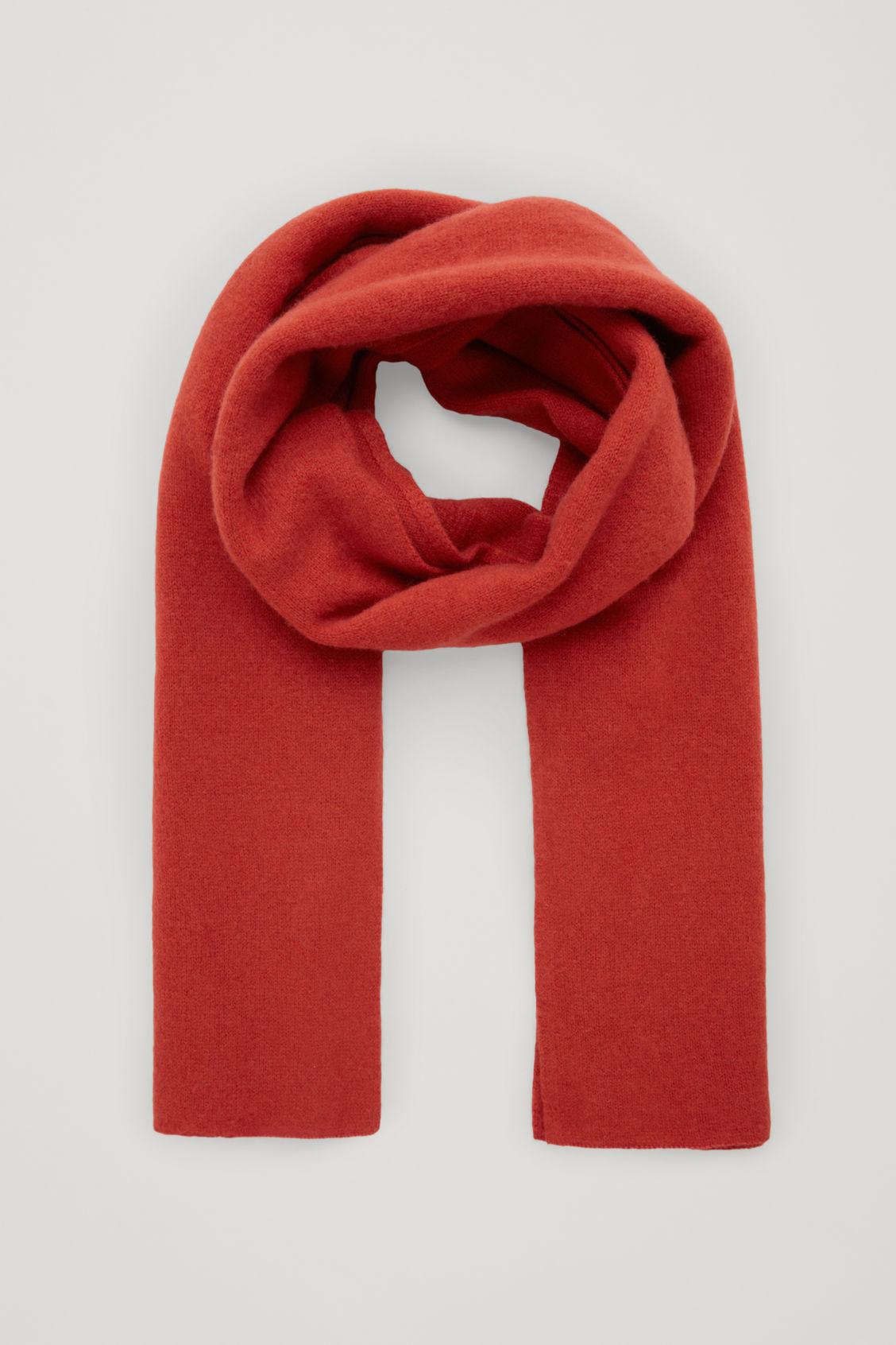 COS Cashmere Scarf in Orange Lyst UK