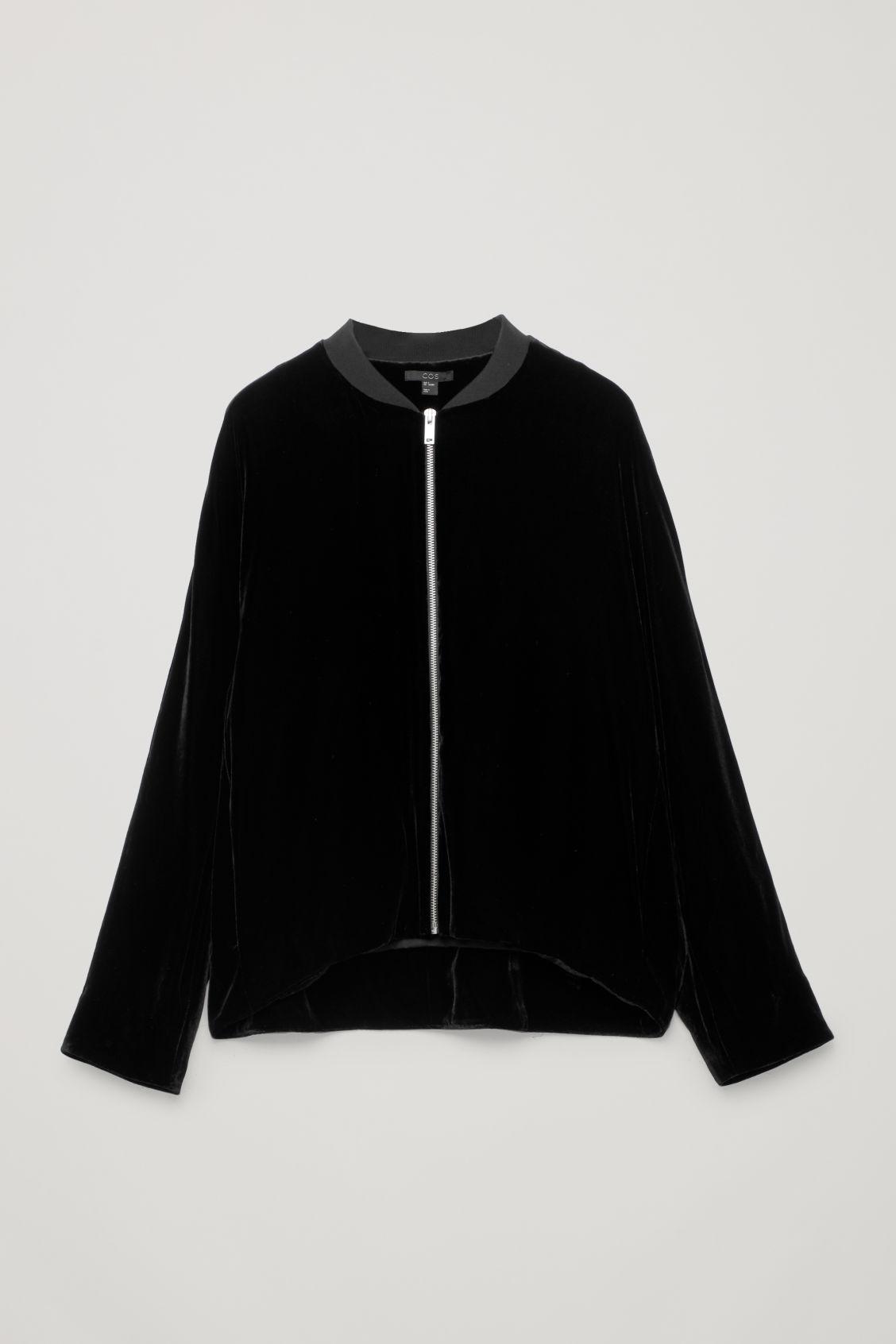 oversized velvet jacket