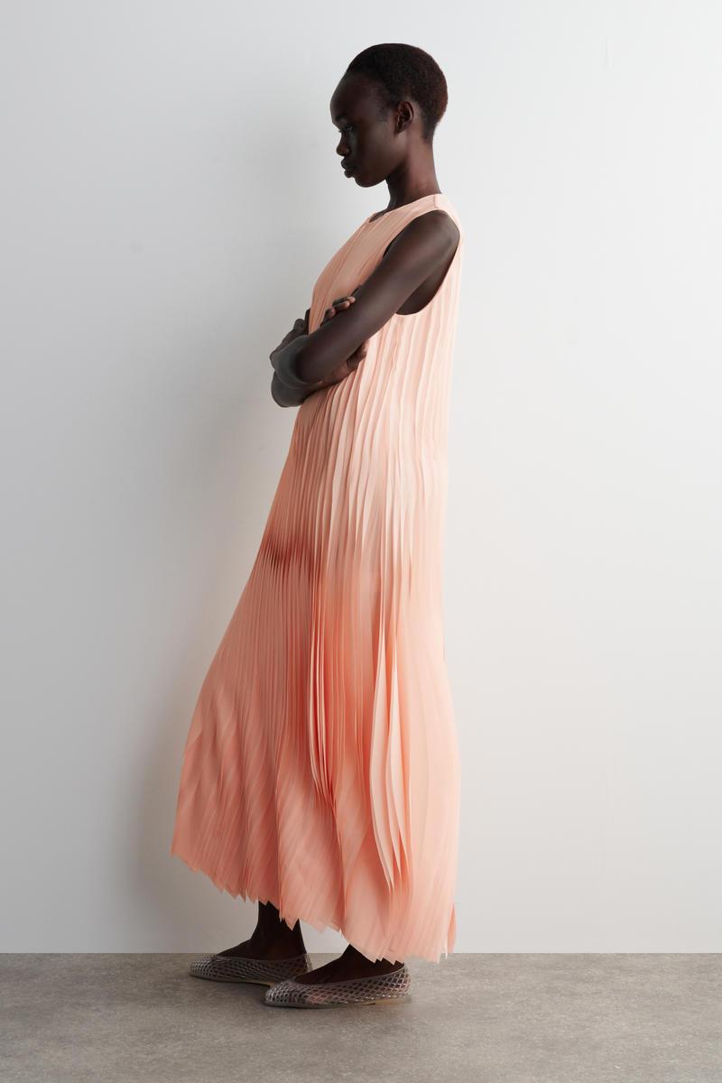 chinese dress ladies KOS LINEN DRESS PINK main image 0