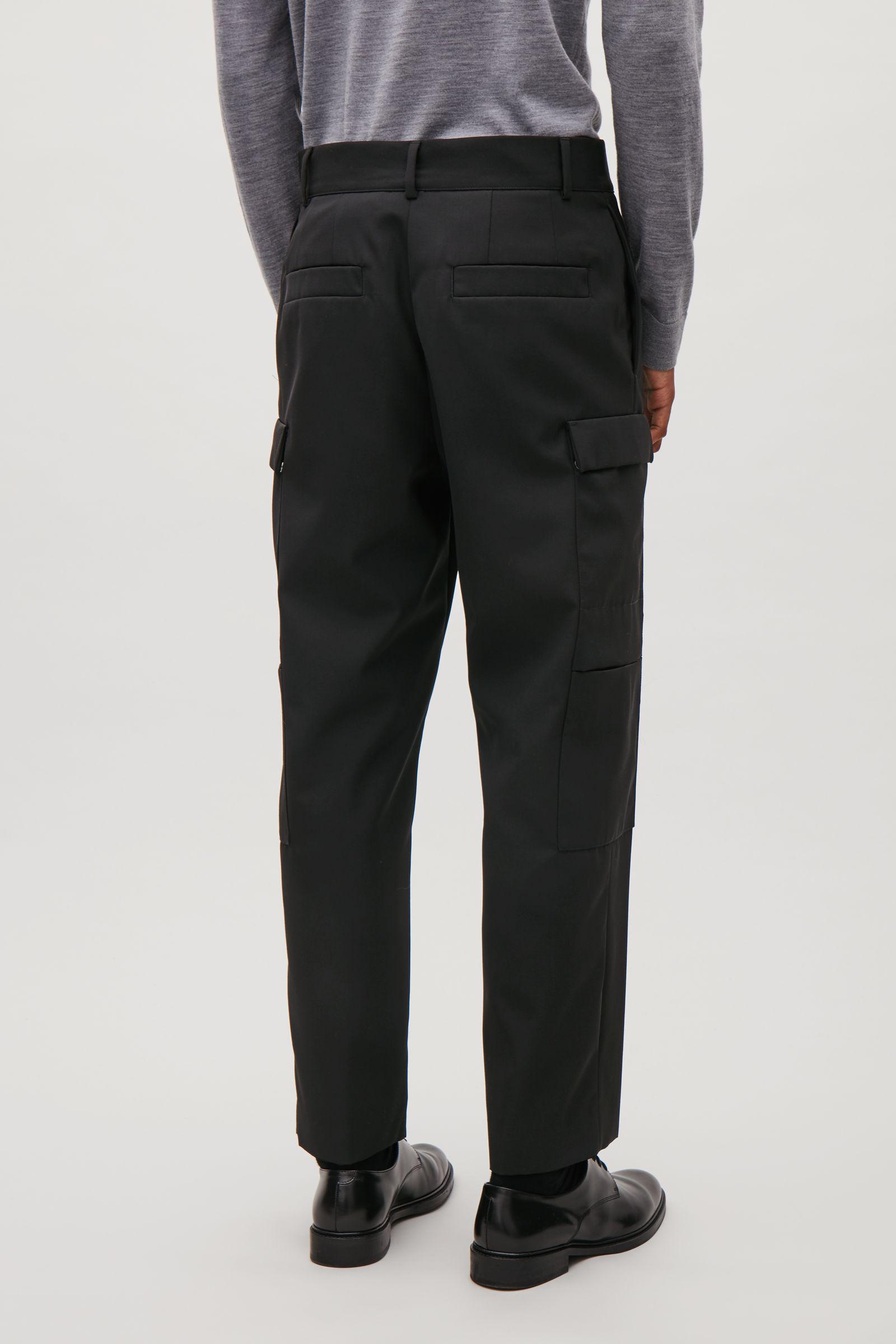COS Cargo Trousers in Black for Men | Lyst
