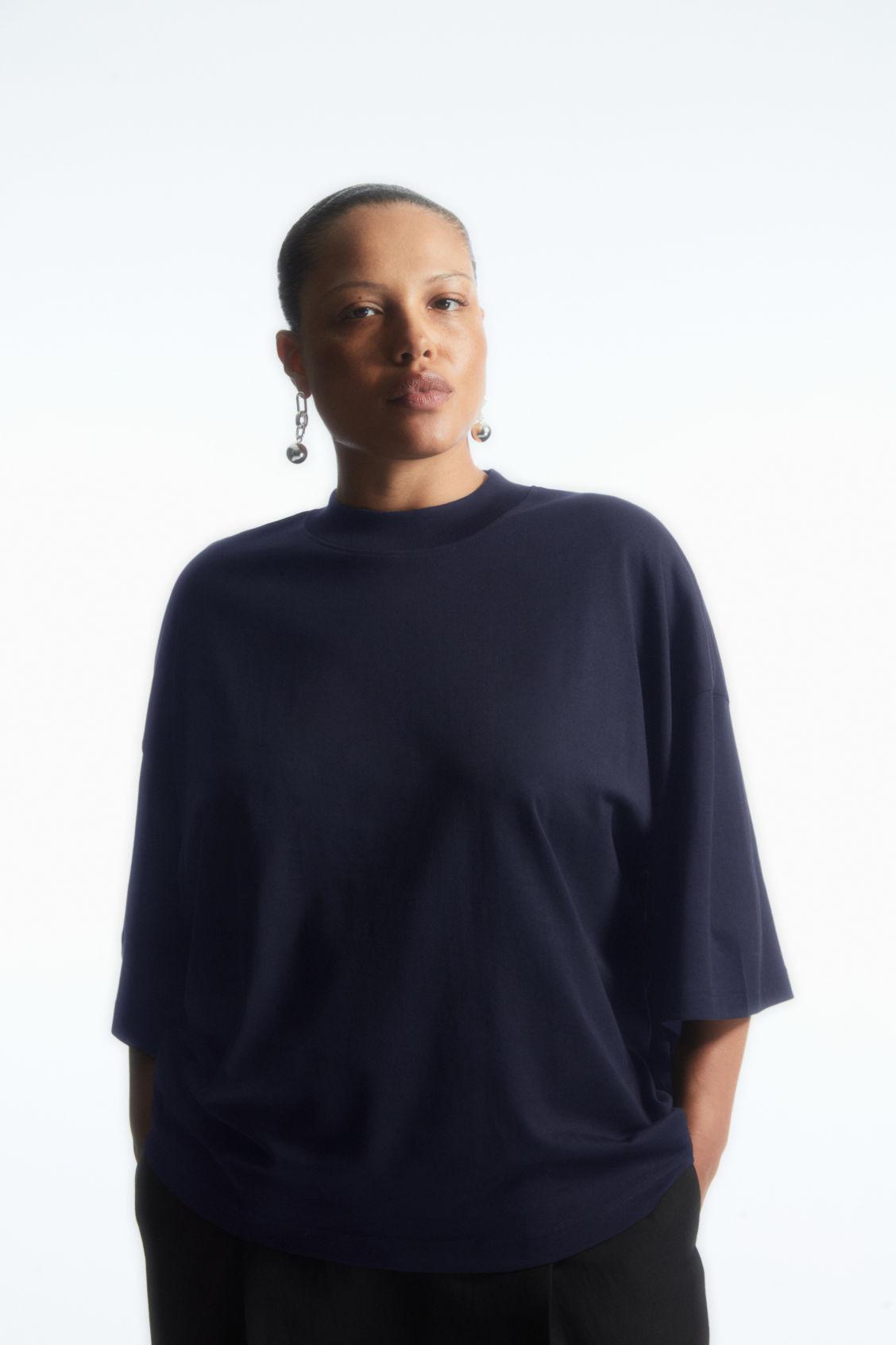 COS The Full Volume T-shirt in Blue | Lyst