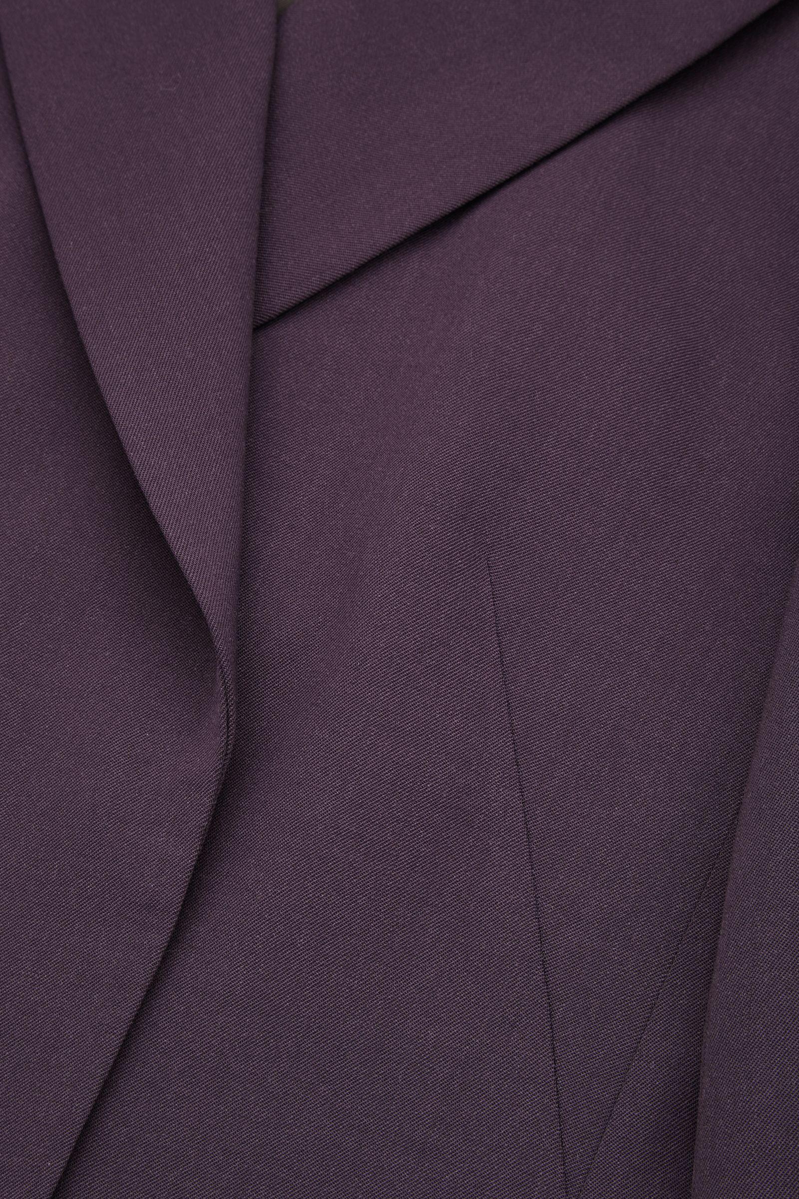 burgundy wool blazer