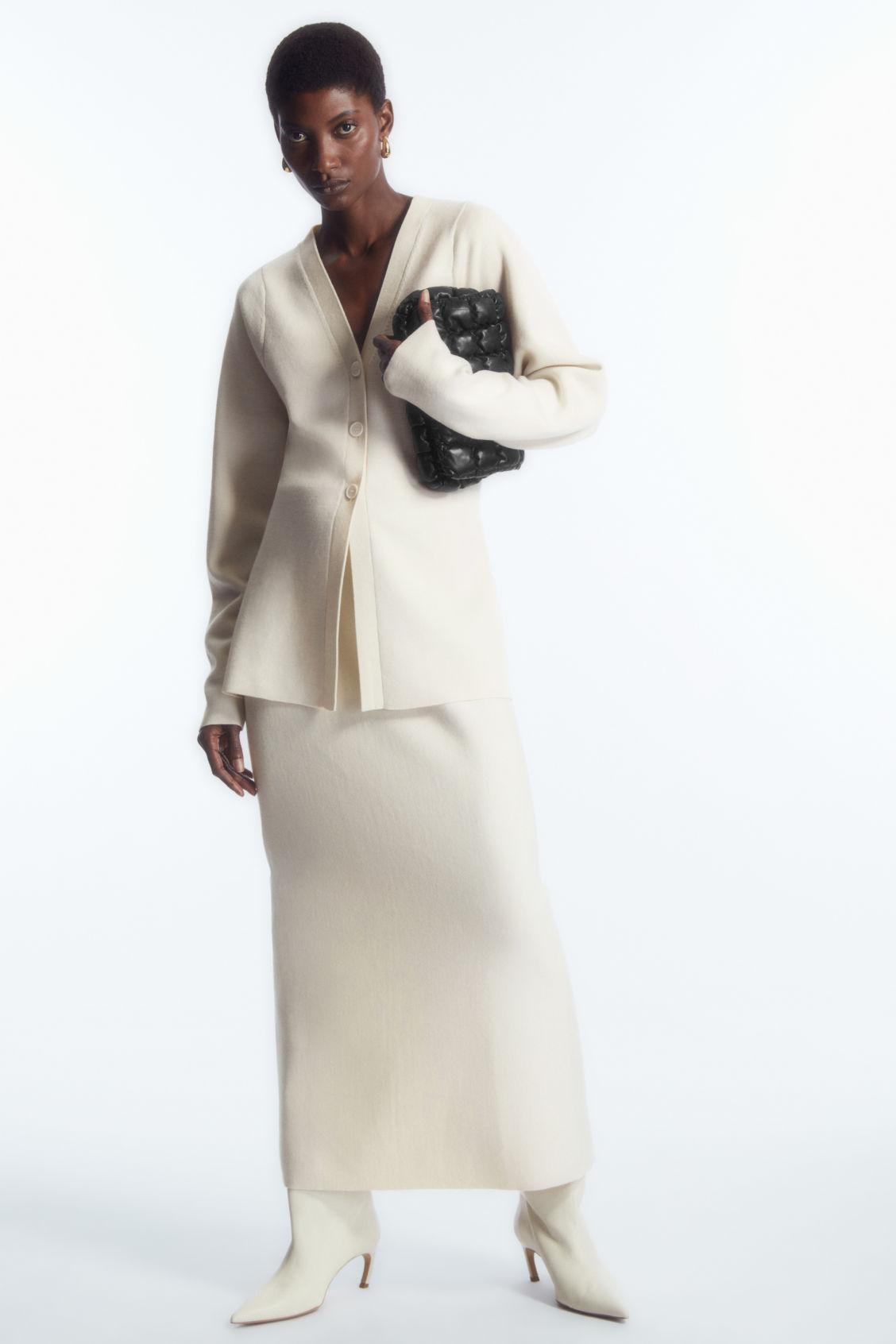 louren】doubleface wool skirt