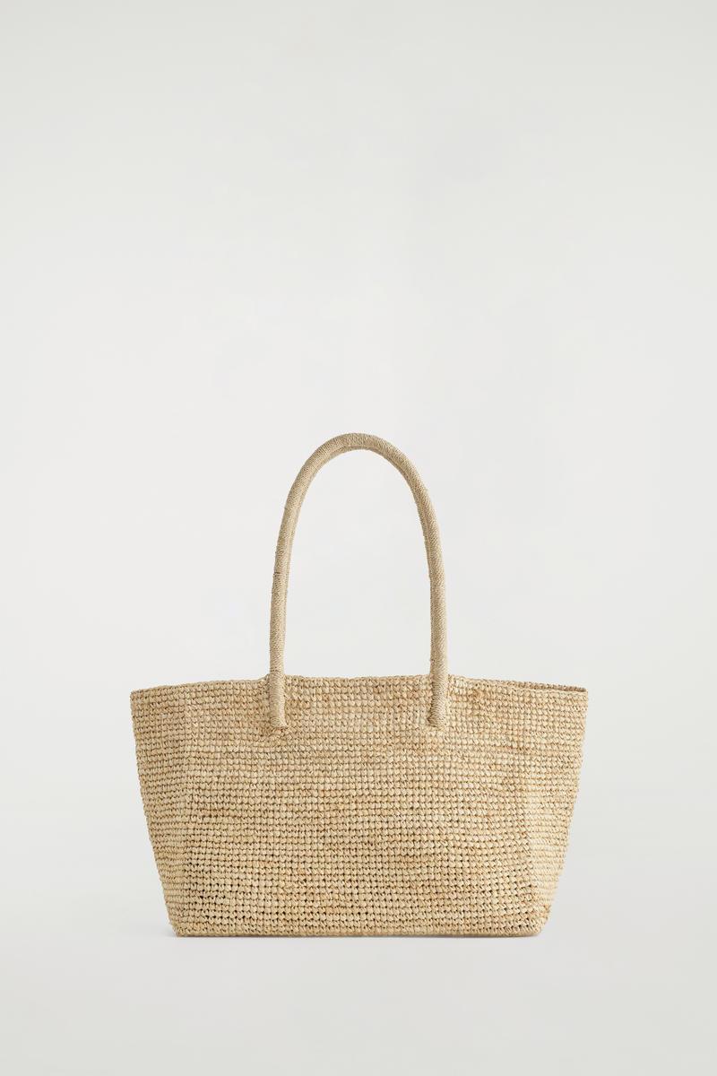 COS Hand-woven Tote Bag - Raffia in Natural | Lyst