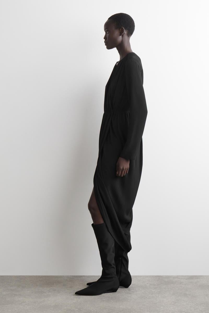 cos gathered midi dress Get Ready for Summer with the Perfect Dress from COS
