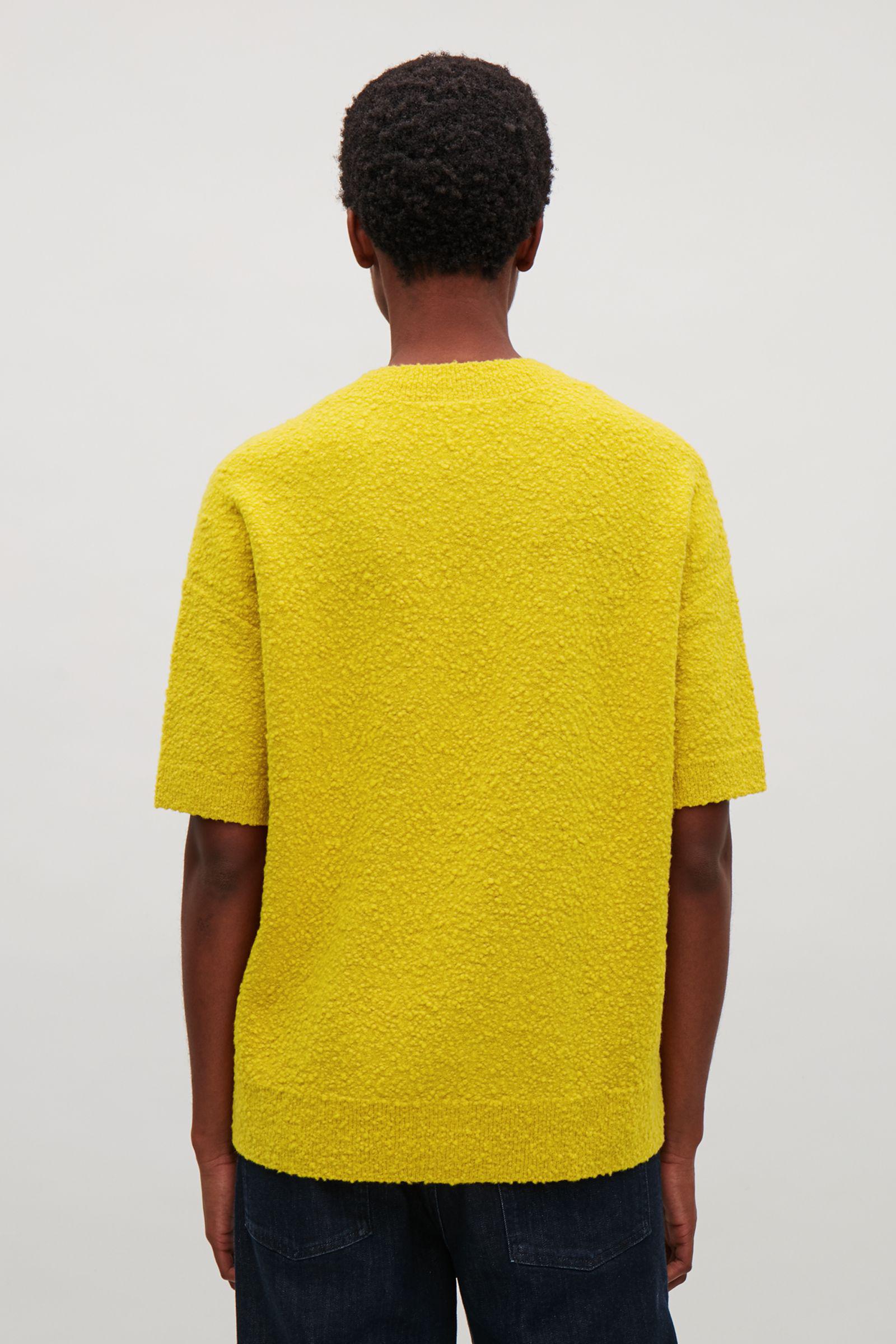 cos yellow sweater