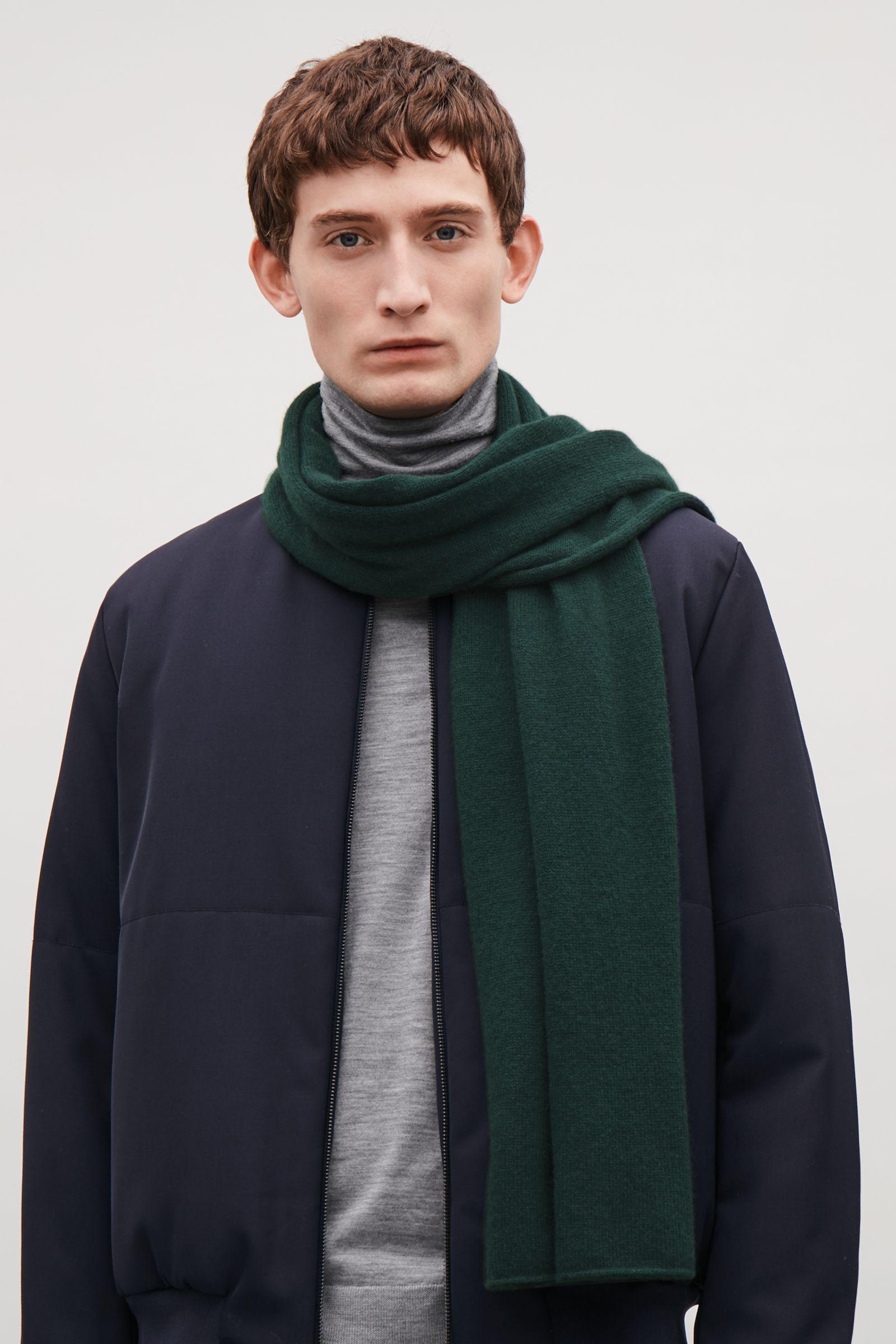 green cashmere wrap