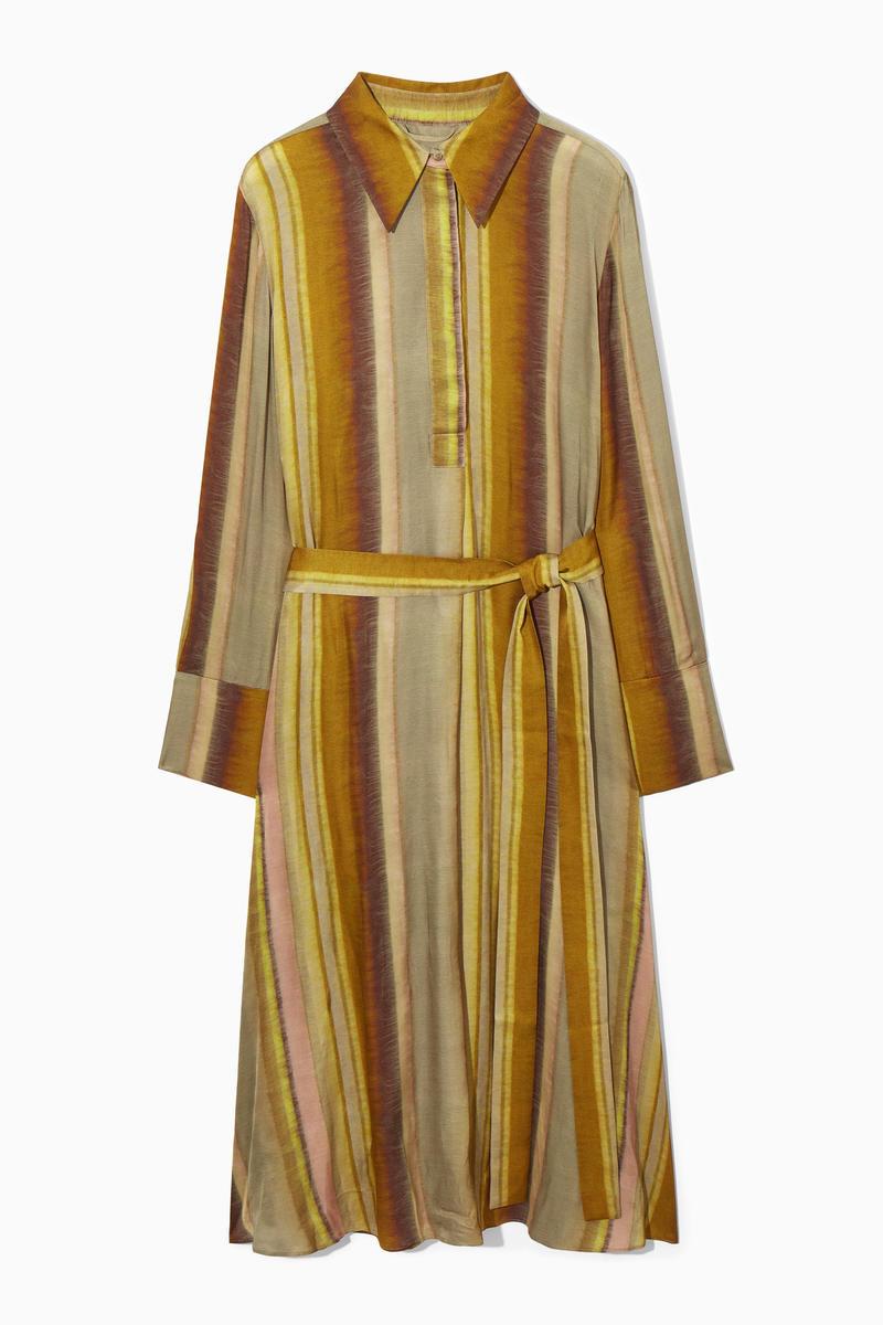 slim fit dress slacks COS Rose Gold Metallic Shift Dress 1-2Y  Everbean Kids