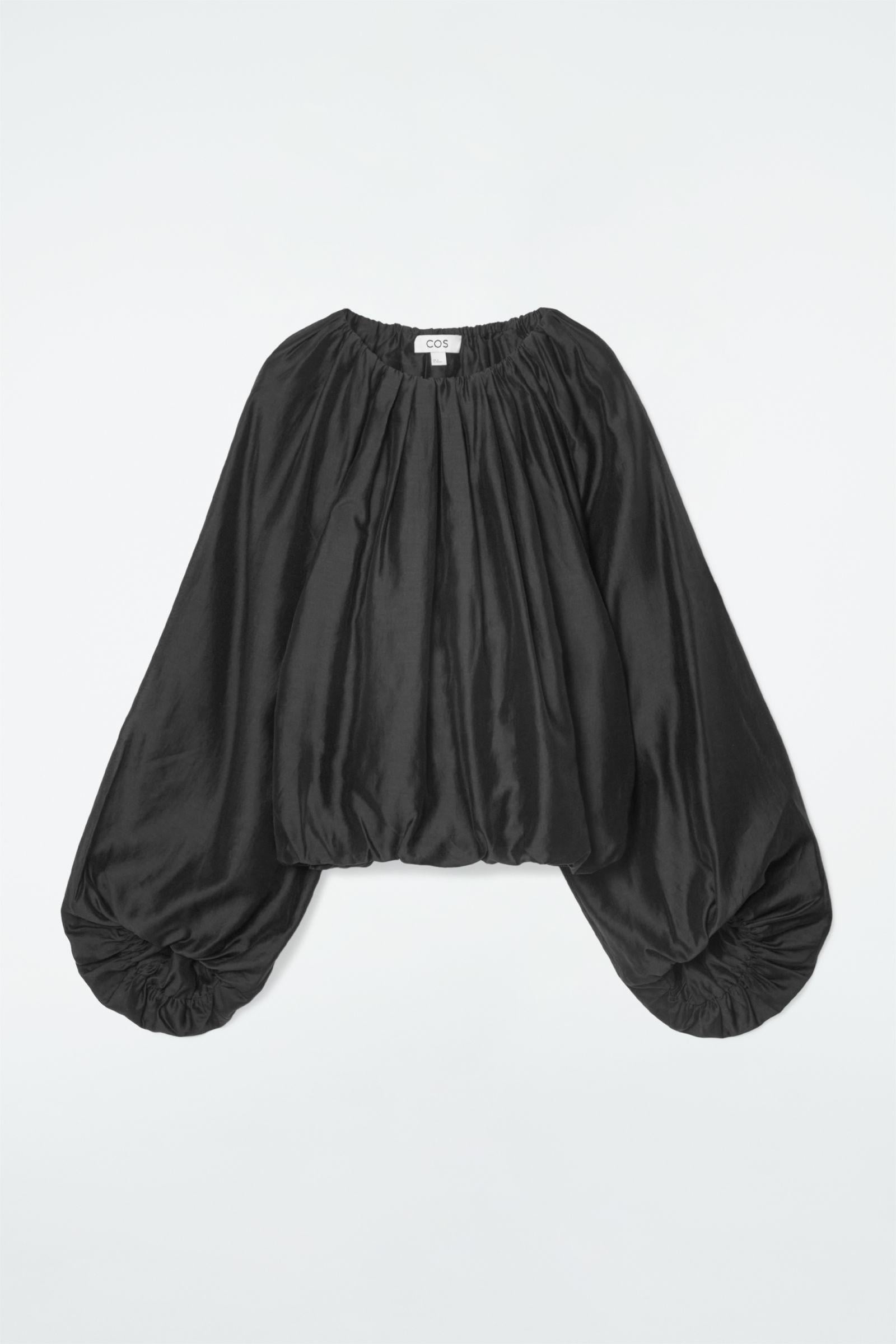 COS Parachute Blouse in Black | Lyst UK