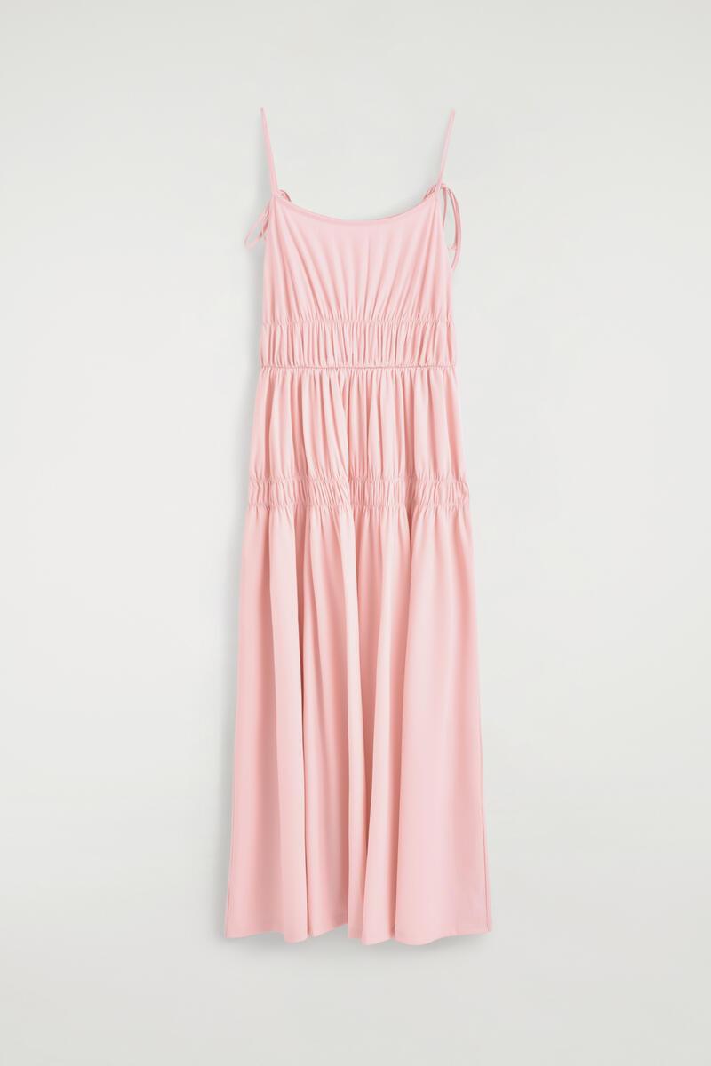cos light pink dress Rent Cos Pink Dress UK 8