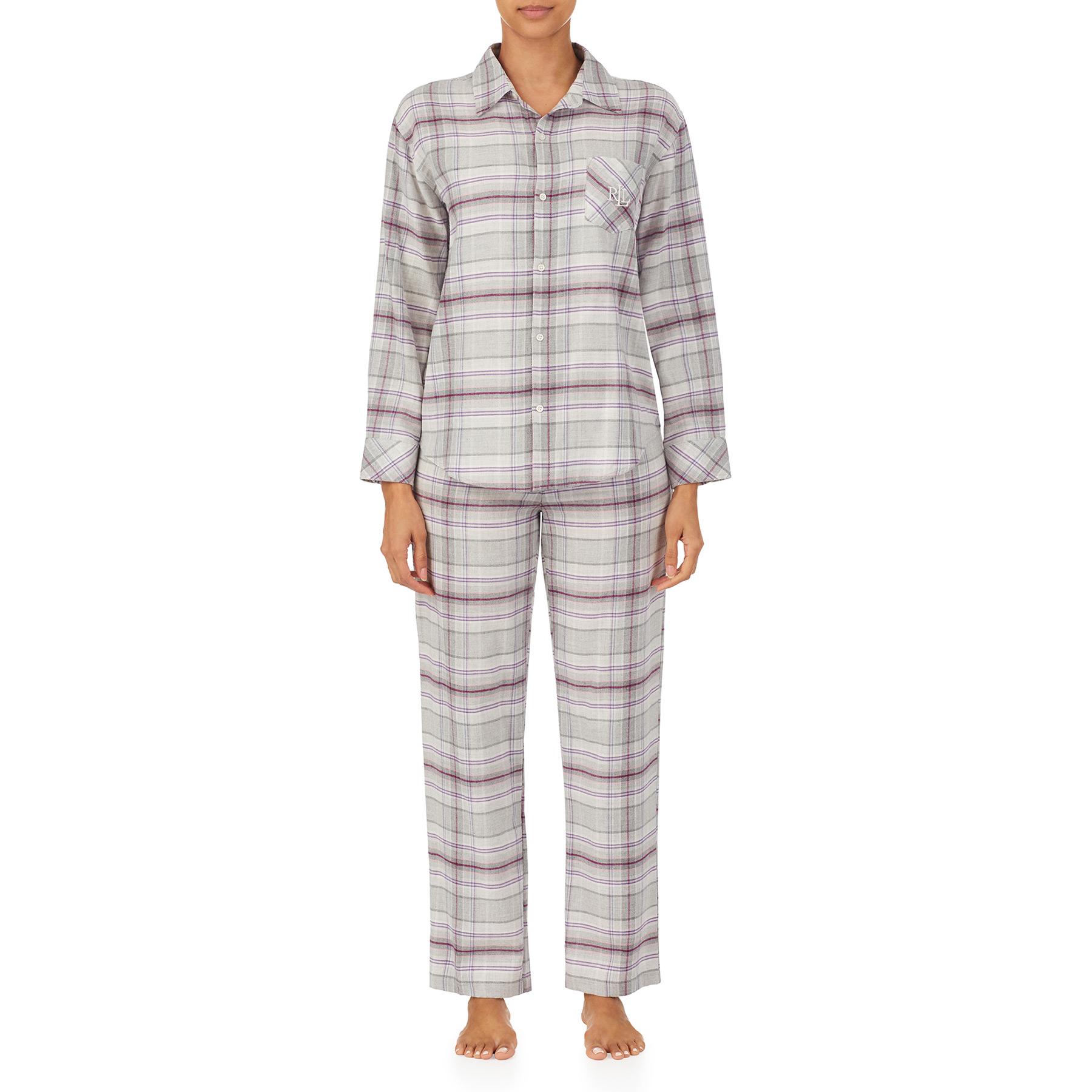 ralph lauren checked pyjamas