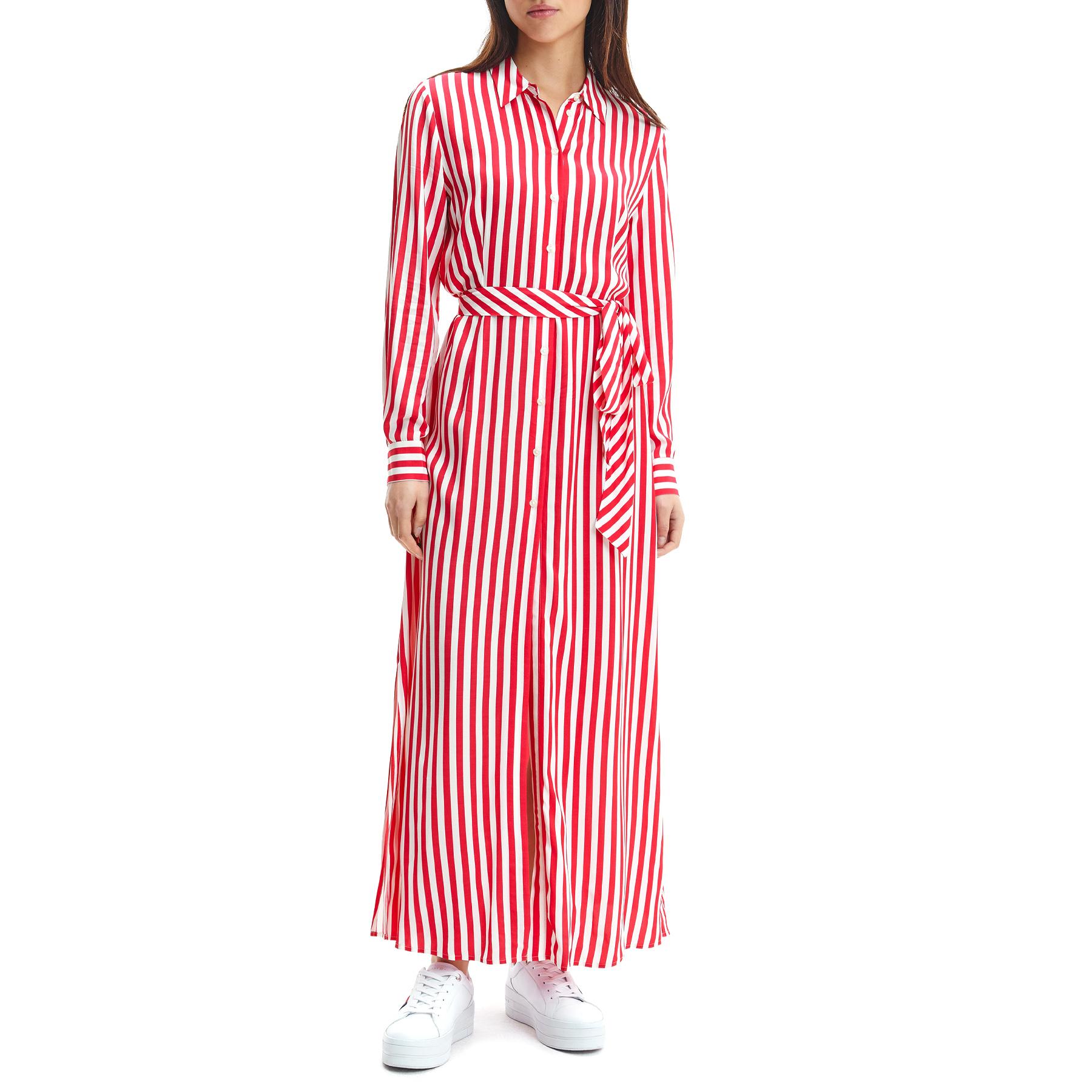 tommy hilfiger pink shirt dress