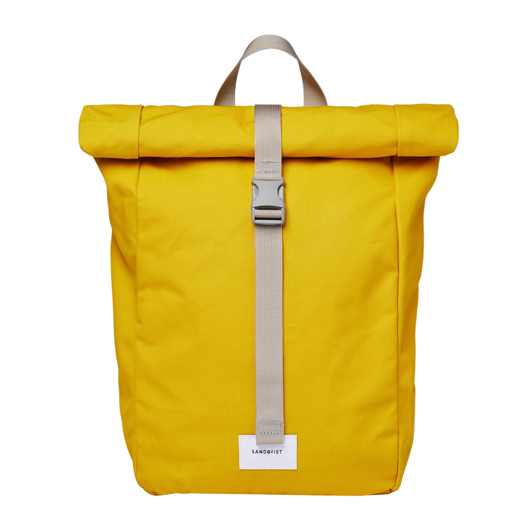 sandqvist yellow backpack