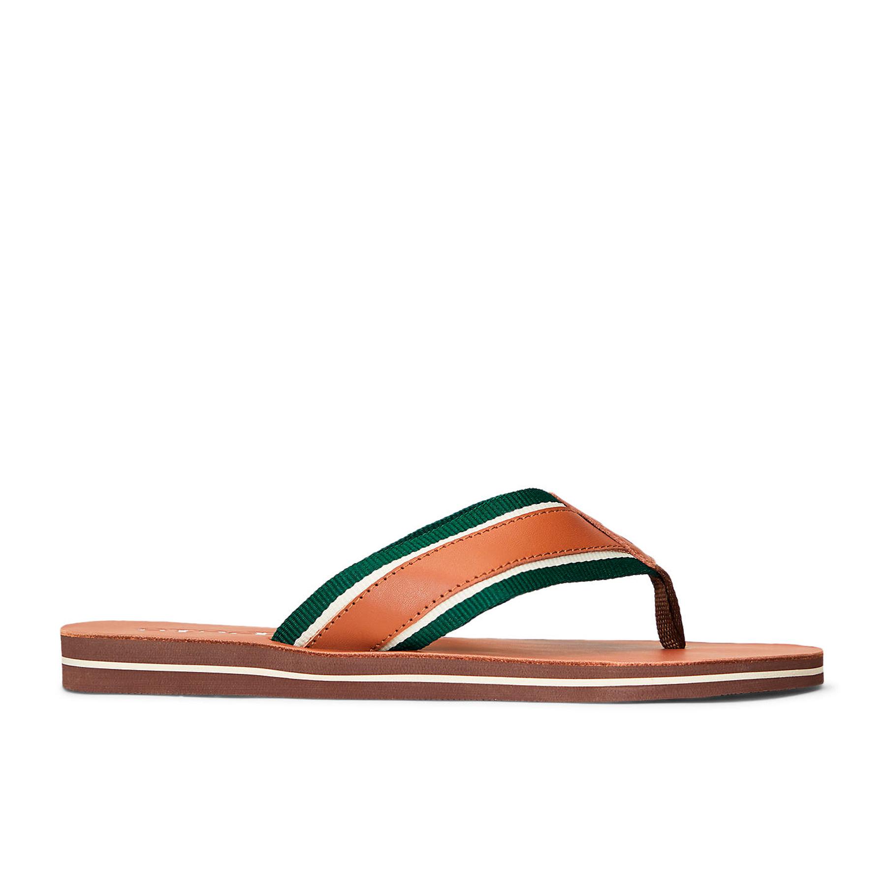 Polo Ralph Lauren Striped-trim Leather 