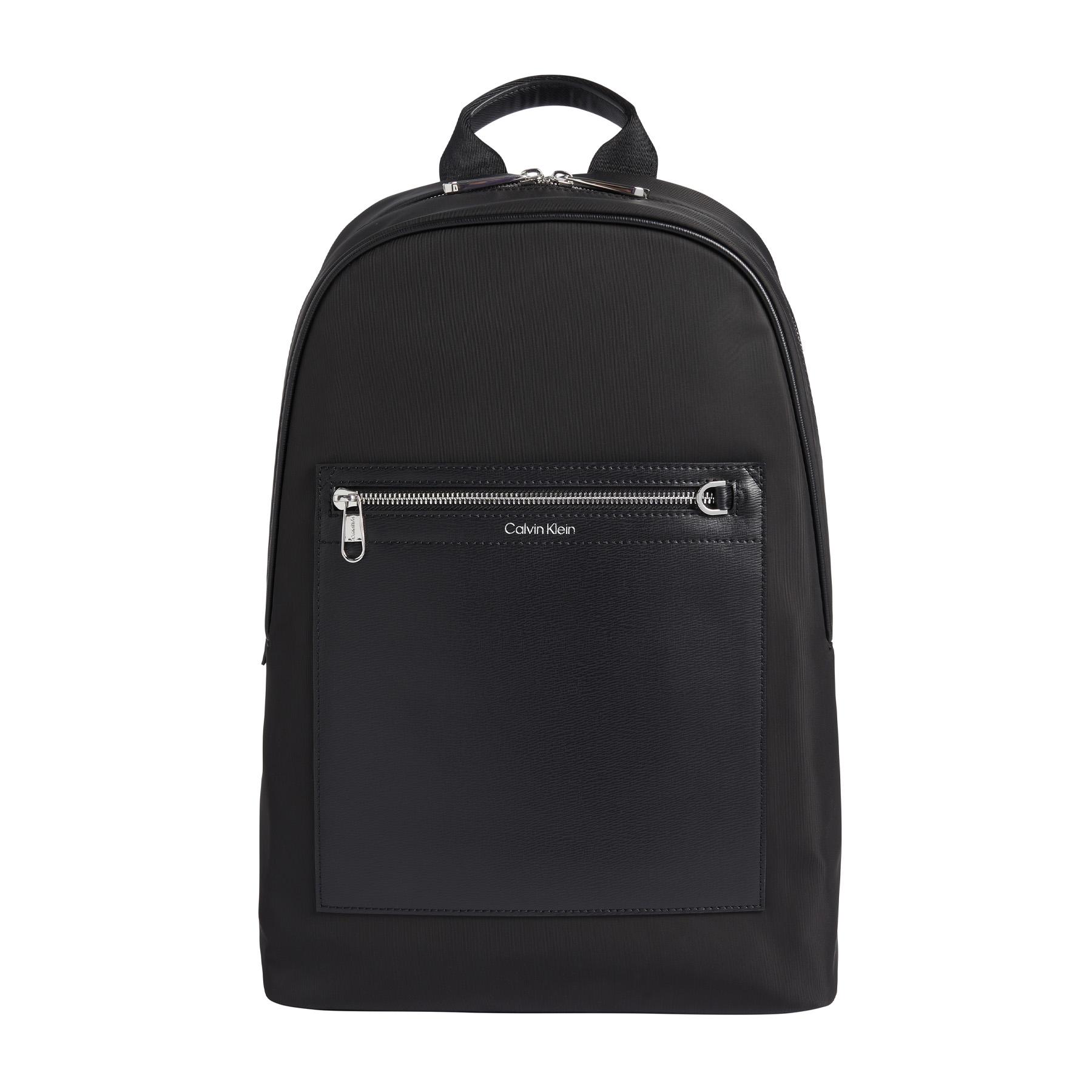 Calvin Klein Classic Repreve Round Bp Backpack in ck Black (Black 