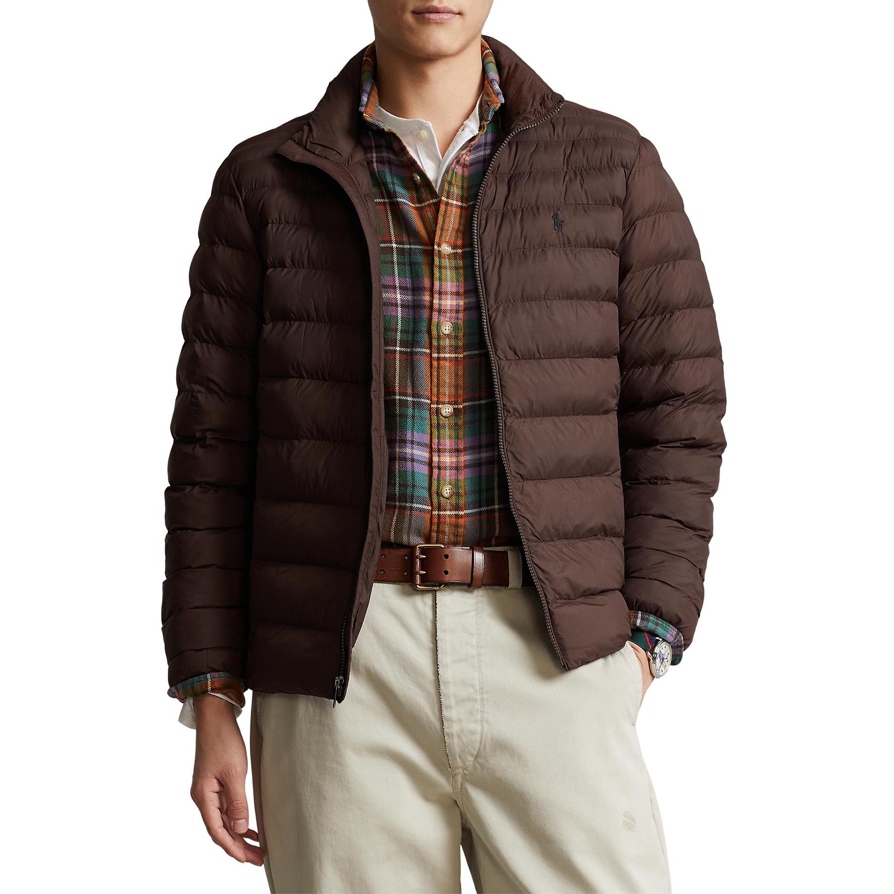 Polo Ralph Lauren Packable Quilted Jacket in Brown for Men | Lyst
