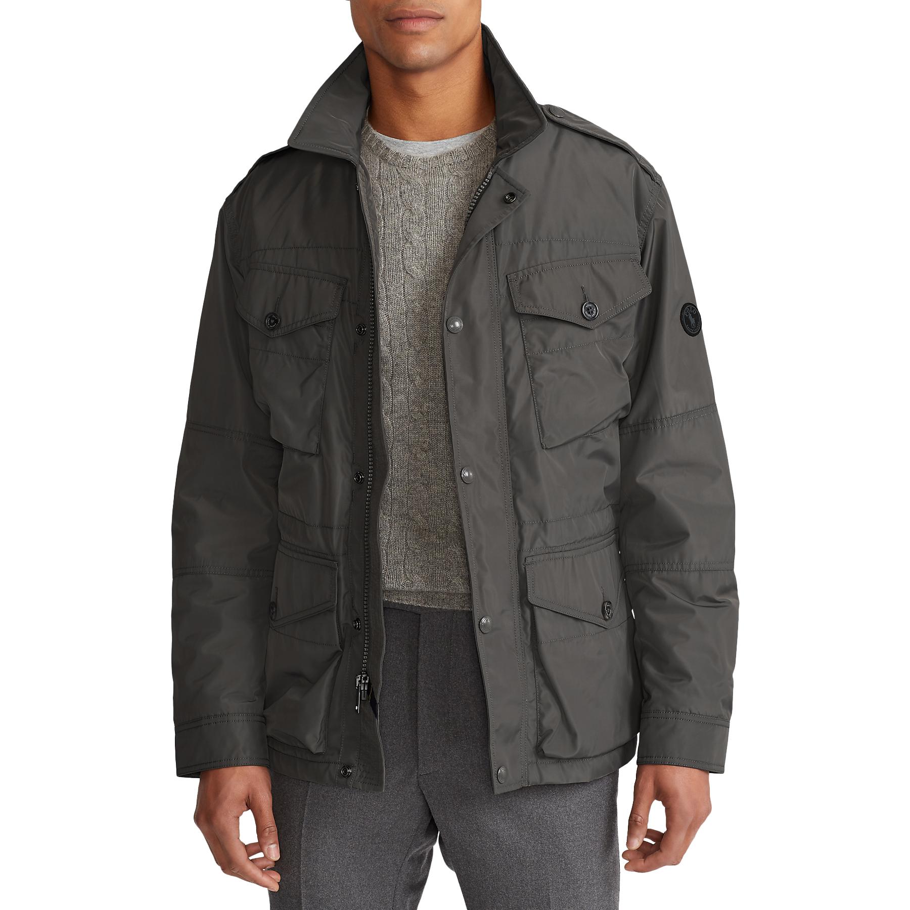 Polo Ralph Lauren Water-repellent Field Jacket in Black for Men | Lyst