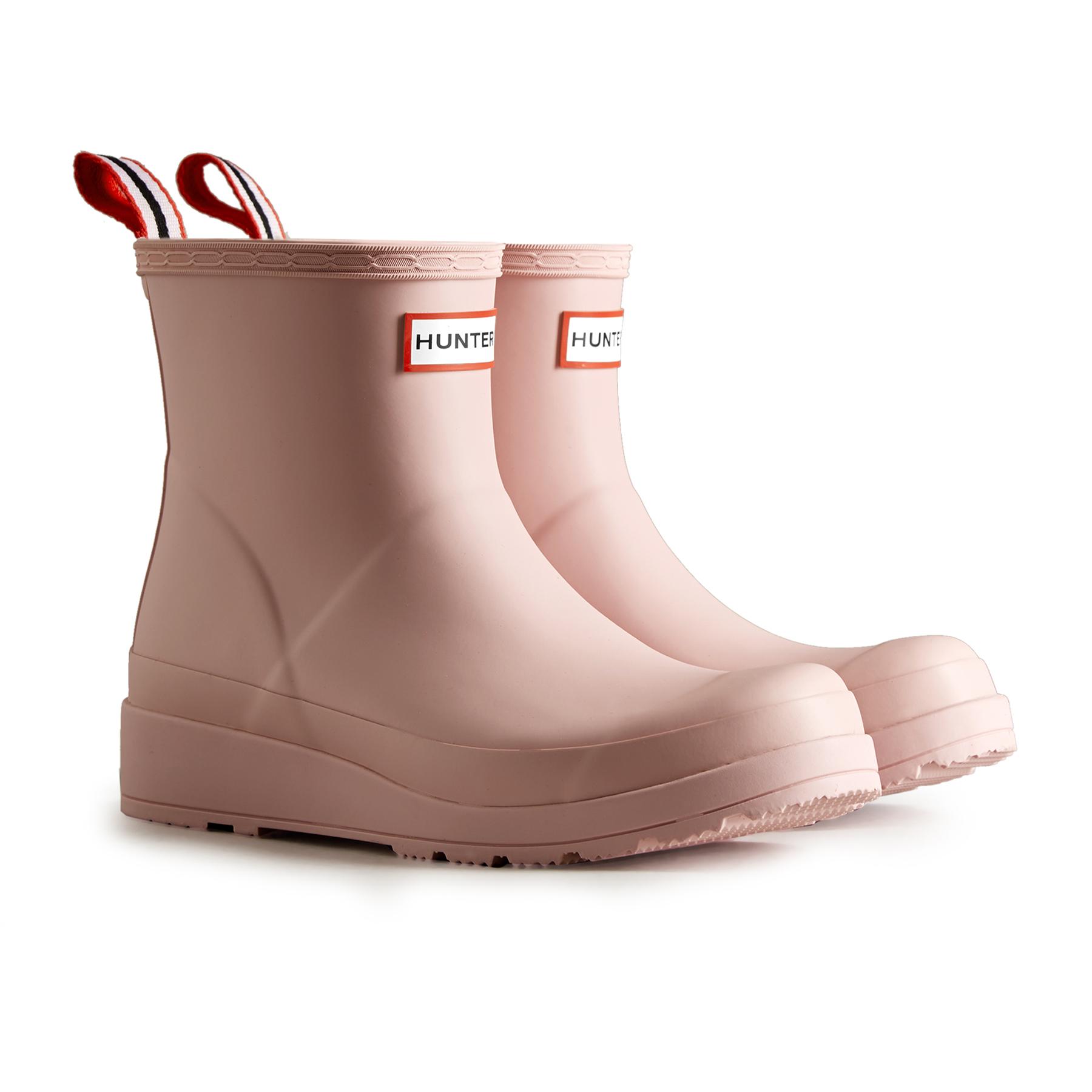 HUNTER Original Play Short Wellington Boots in Pink | Lyst