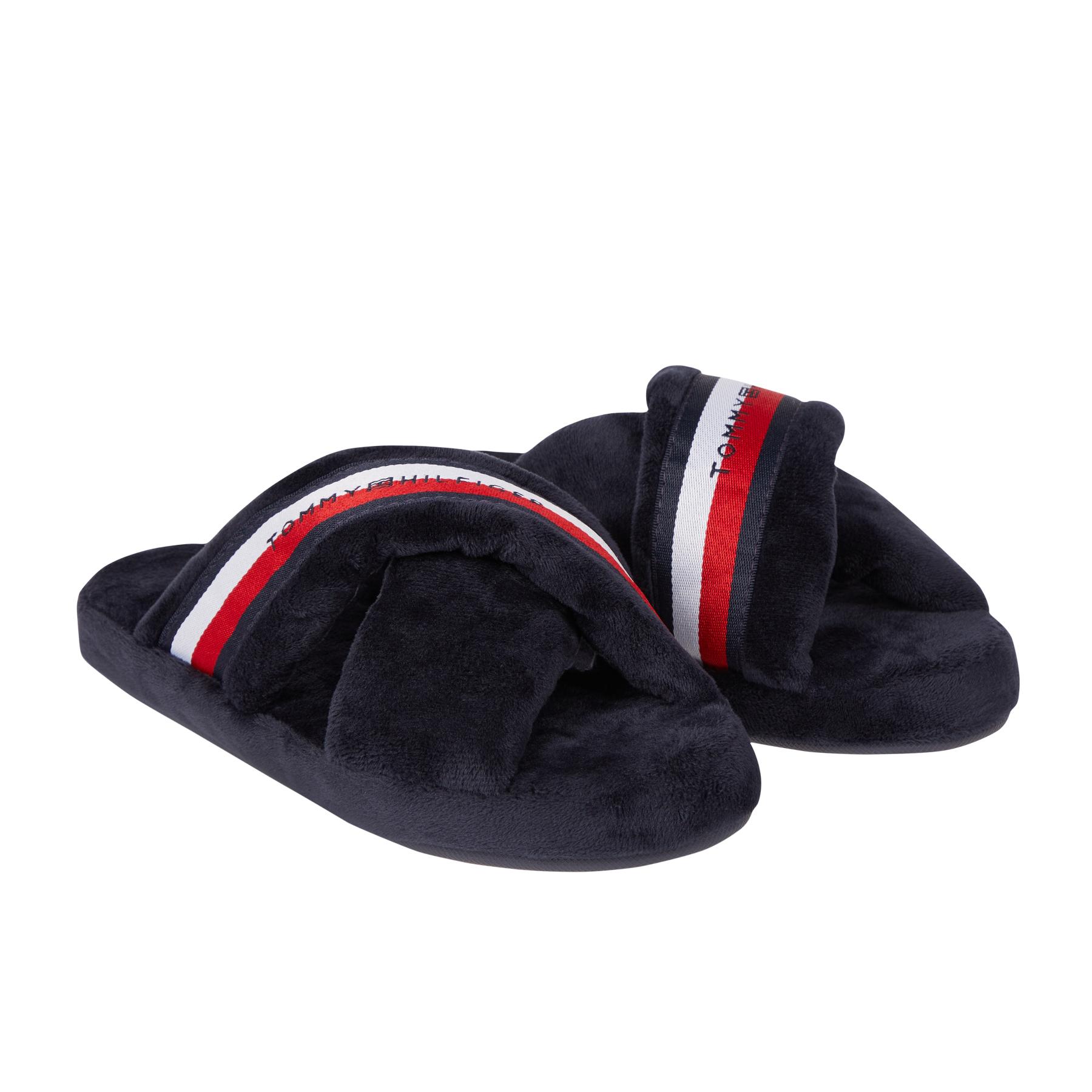 Tommy Hilfiger Comfy Home With Straps 1 Slippers in Blue | Lyst