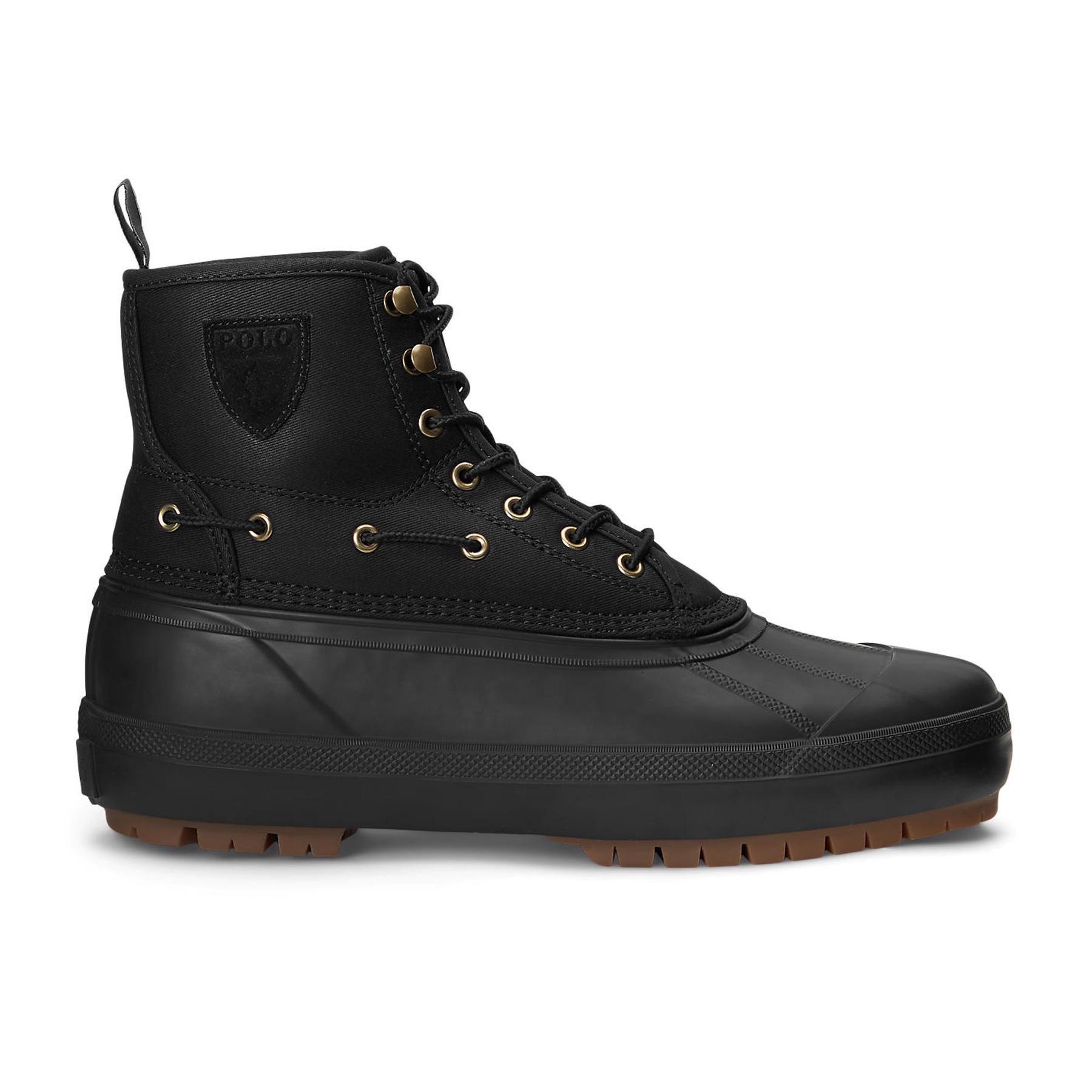 Polo Ralph Lauren Claus Laceup Boots in Black for Men | Lyst