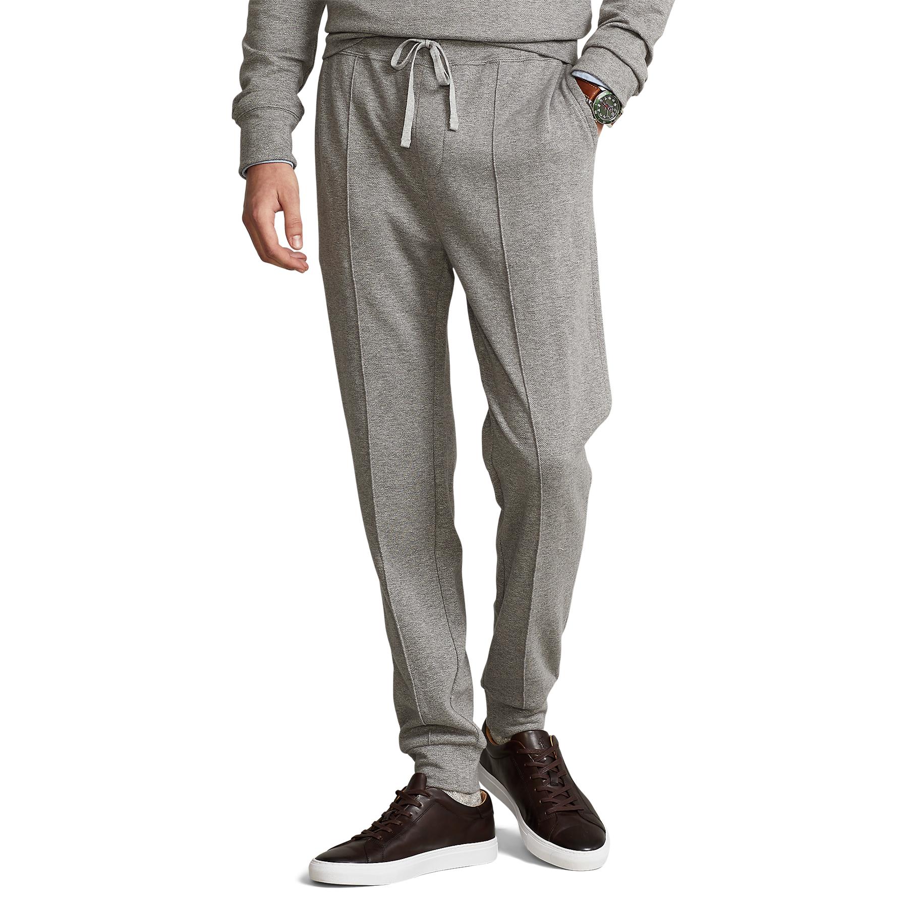 Polo Ralph Lauren Luxury Jersey Jogging Pants in Gray for Men | Lyst