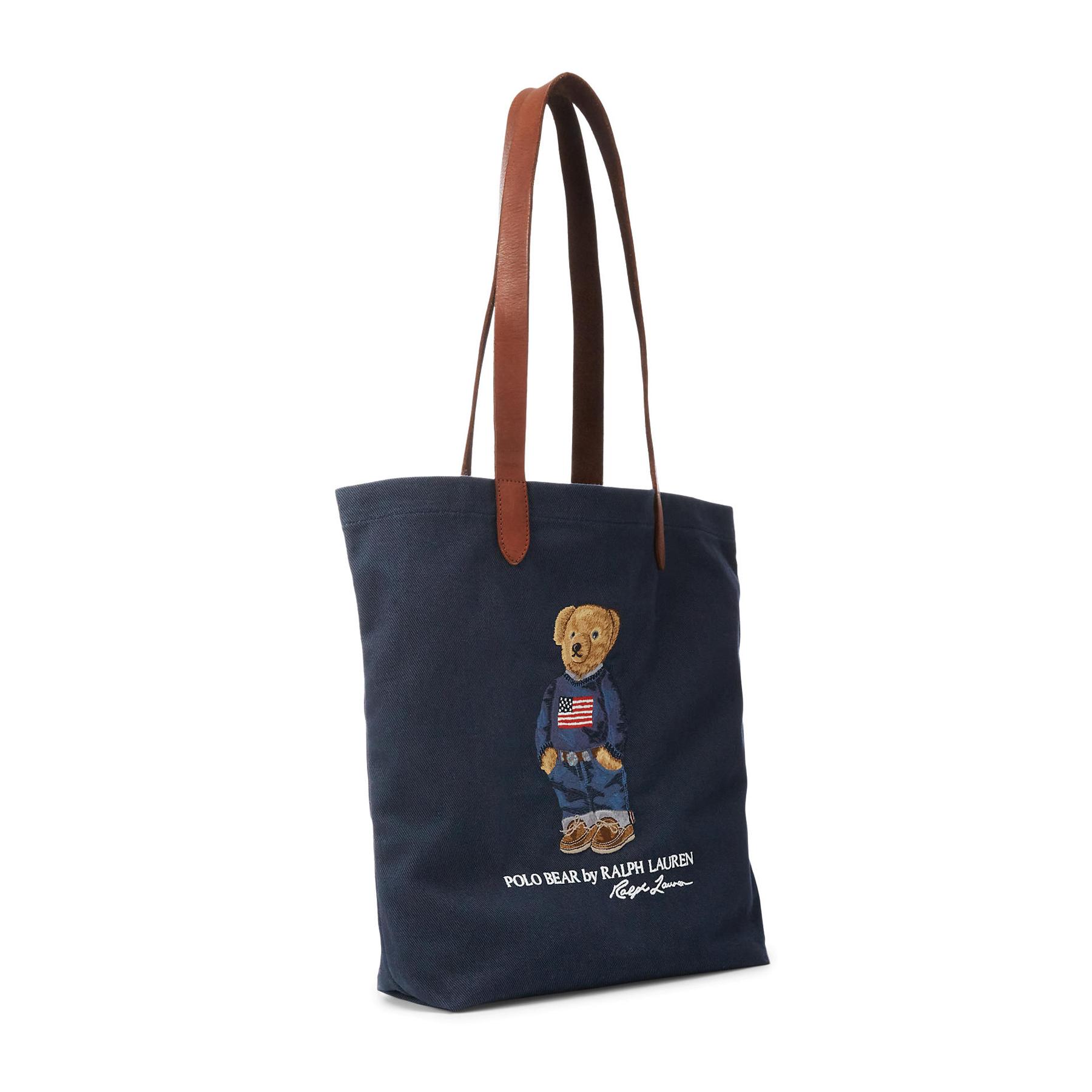 Polo Ralph Lauren Shopper-Tragetasche mit Polo Bear in Blau für Herren |  Lyst DE