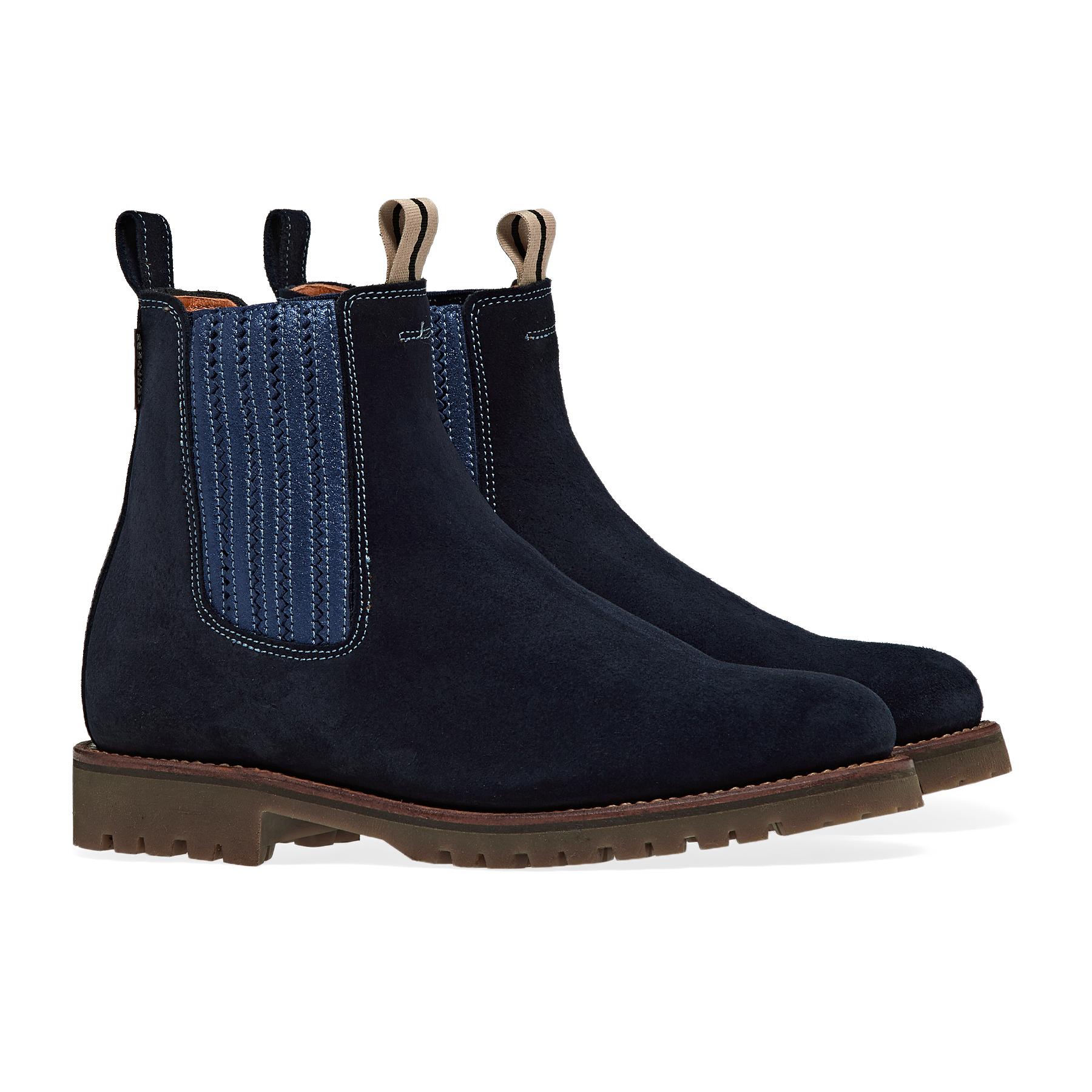 Penelope Chilvers Oscar Degrade Suede Boots in Blue | Lyst
