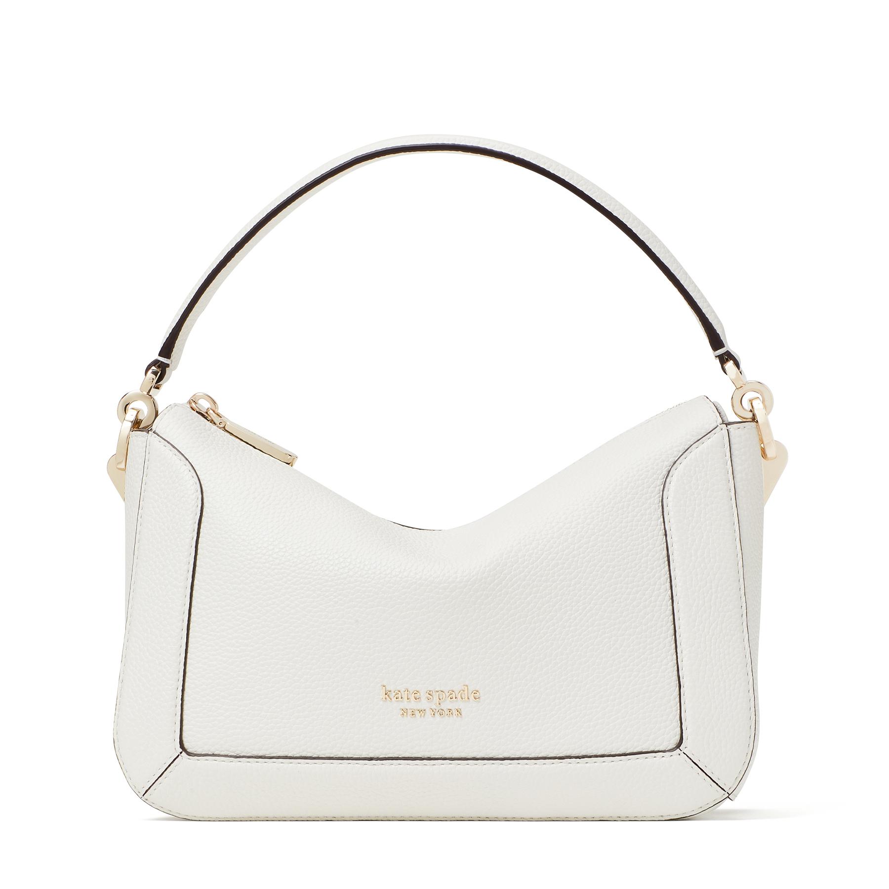 Kate Spade Crush Pebbled Leather Medium Crossbody Handbag in White Lyst