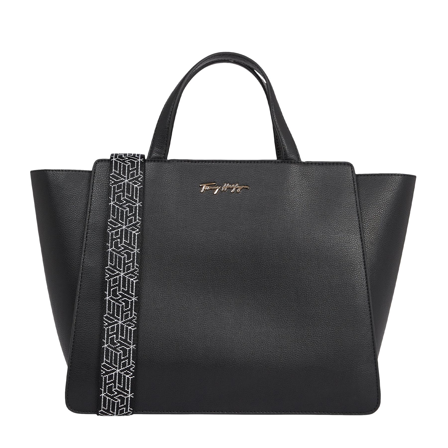 Tommy Hilfiger Tommy Joy Soft Tote Shopper Tas in het Zwart Lyst NL