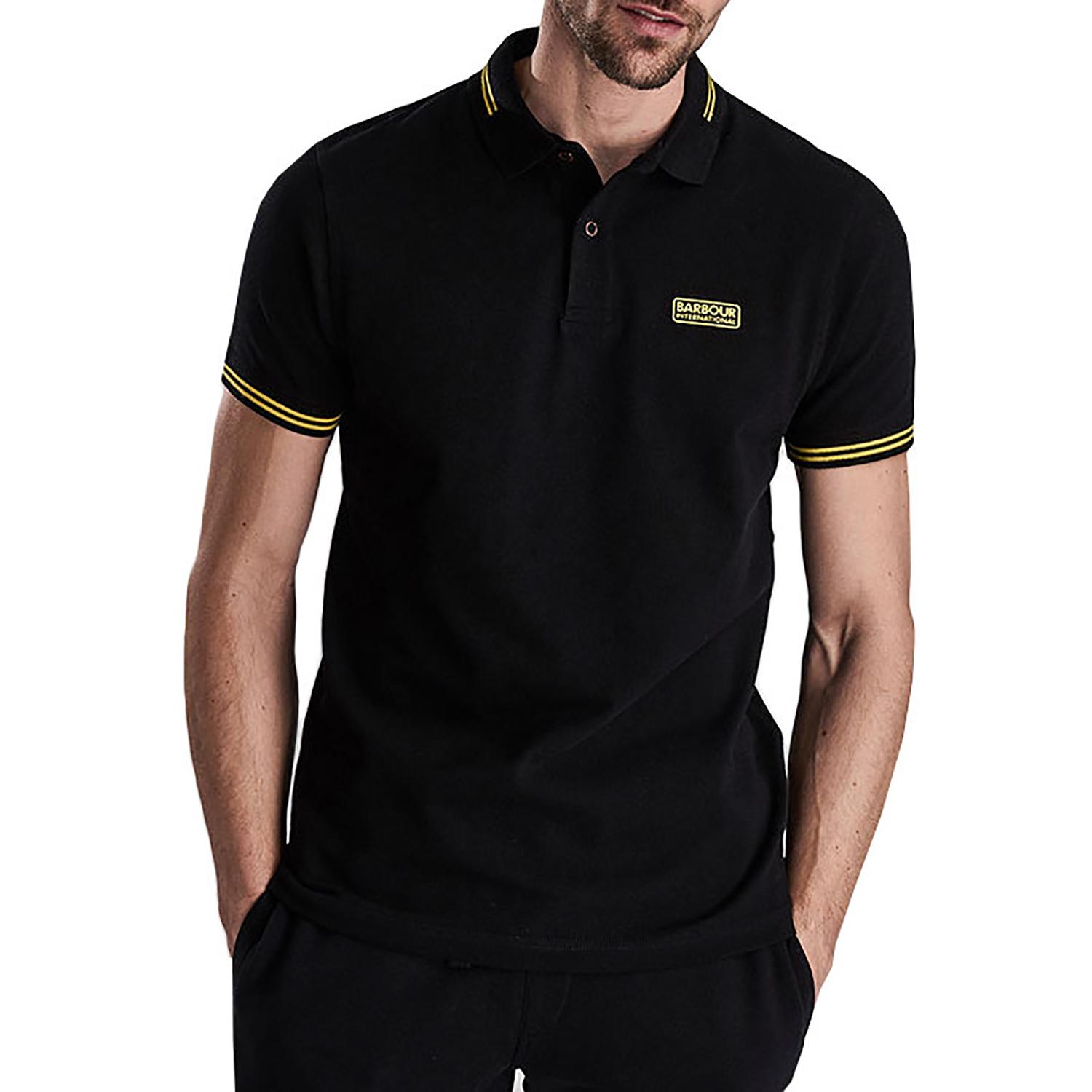 black barbour polo